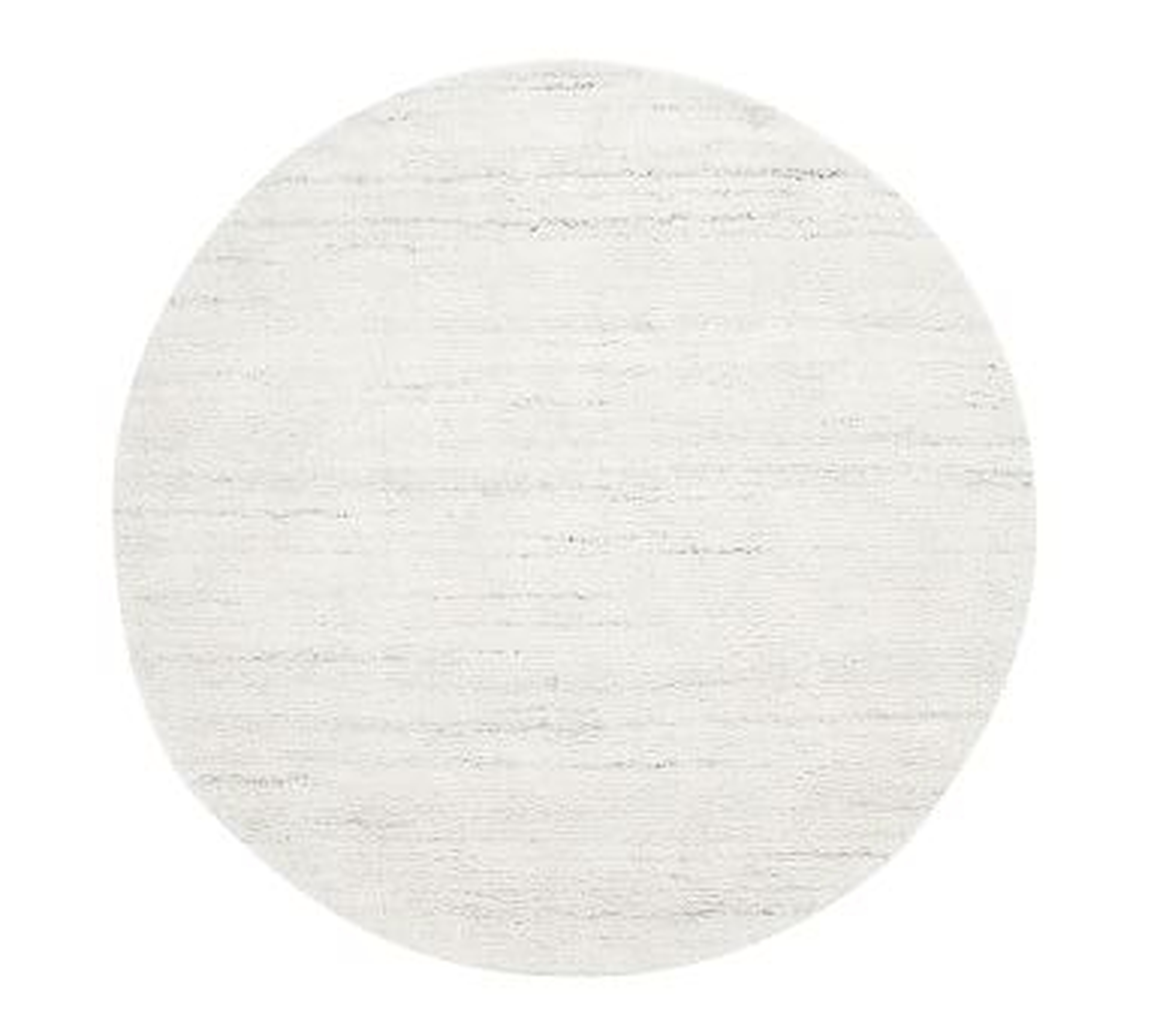 Easy Care Solid Shag Rug, 6' round, Ivory Multi - Pottery Barn