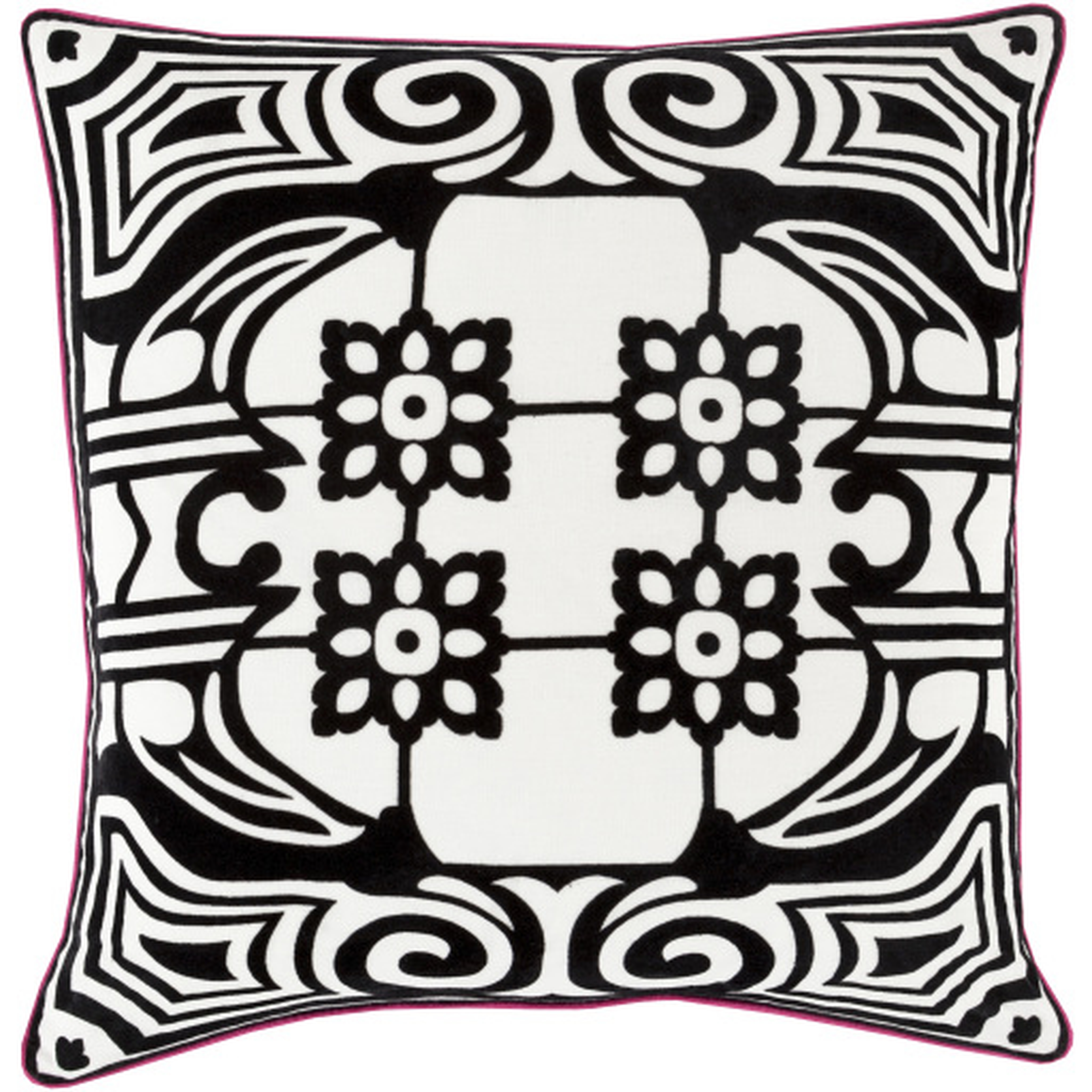 Eleonore Throw Pillow, 18" x 18", pillow cover only - Surya