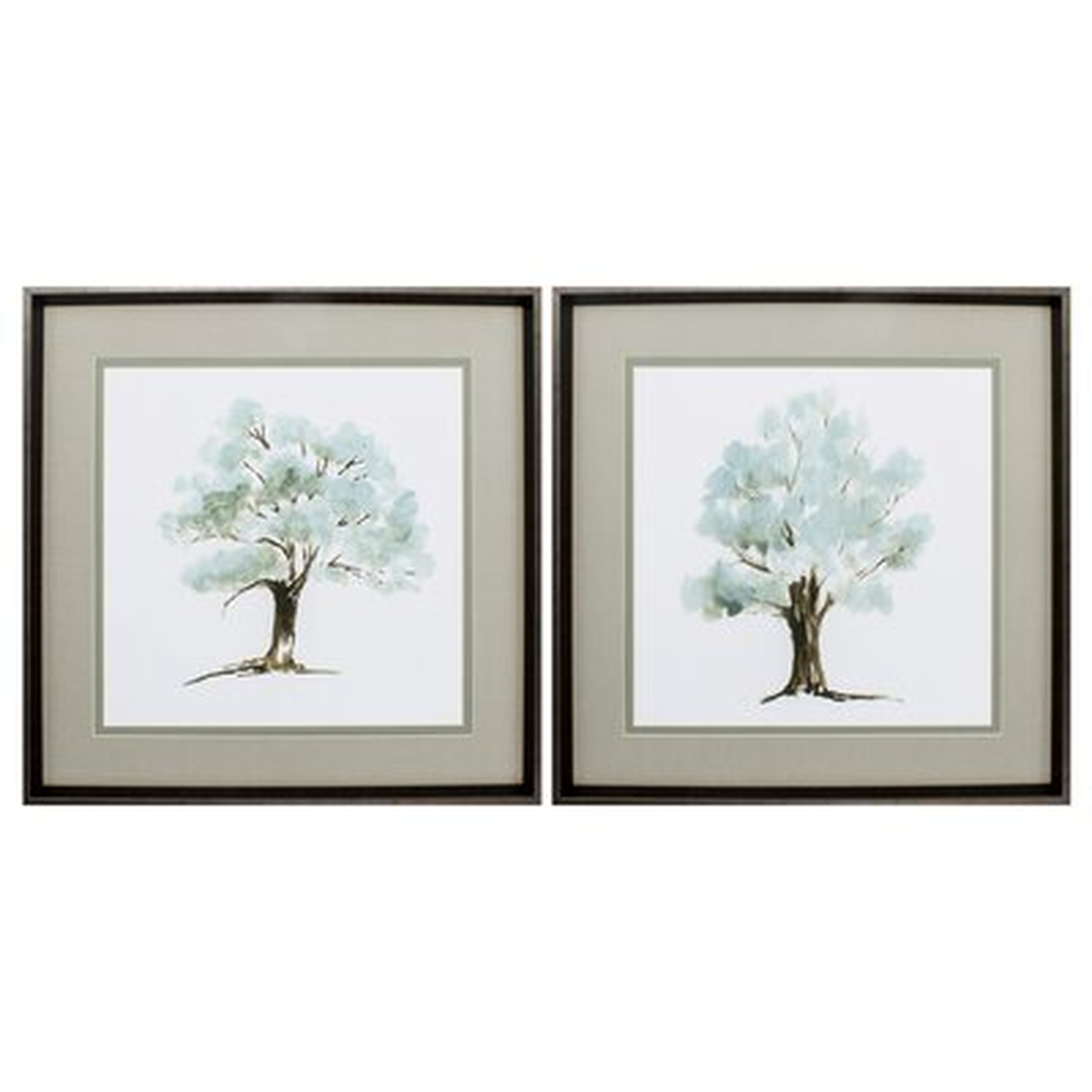Mint Tree - 2 Piece Picture Frame Painting Print Set on Paper - Wayfair