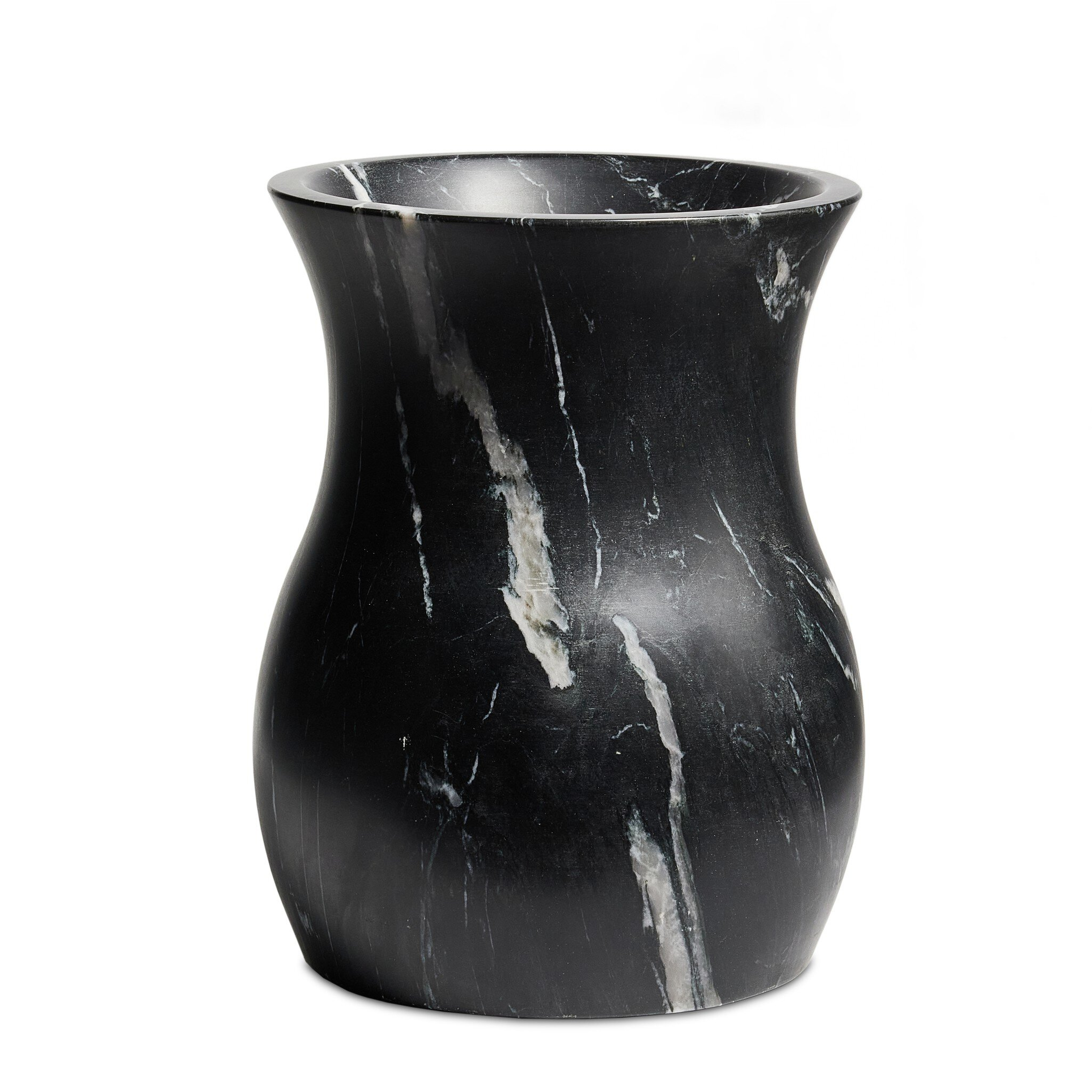 Sona Vase - Black Marble - Four Hands