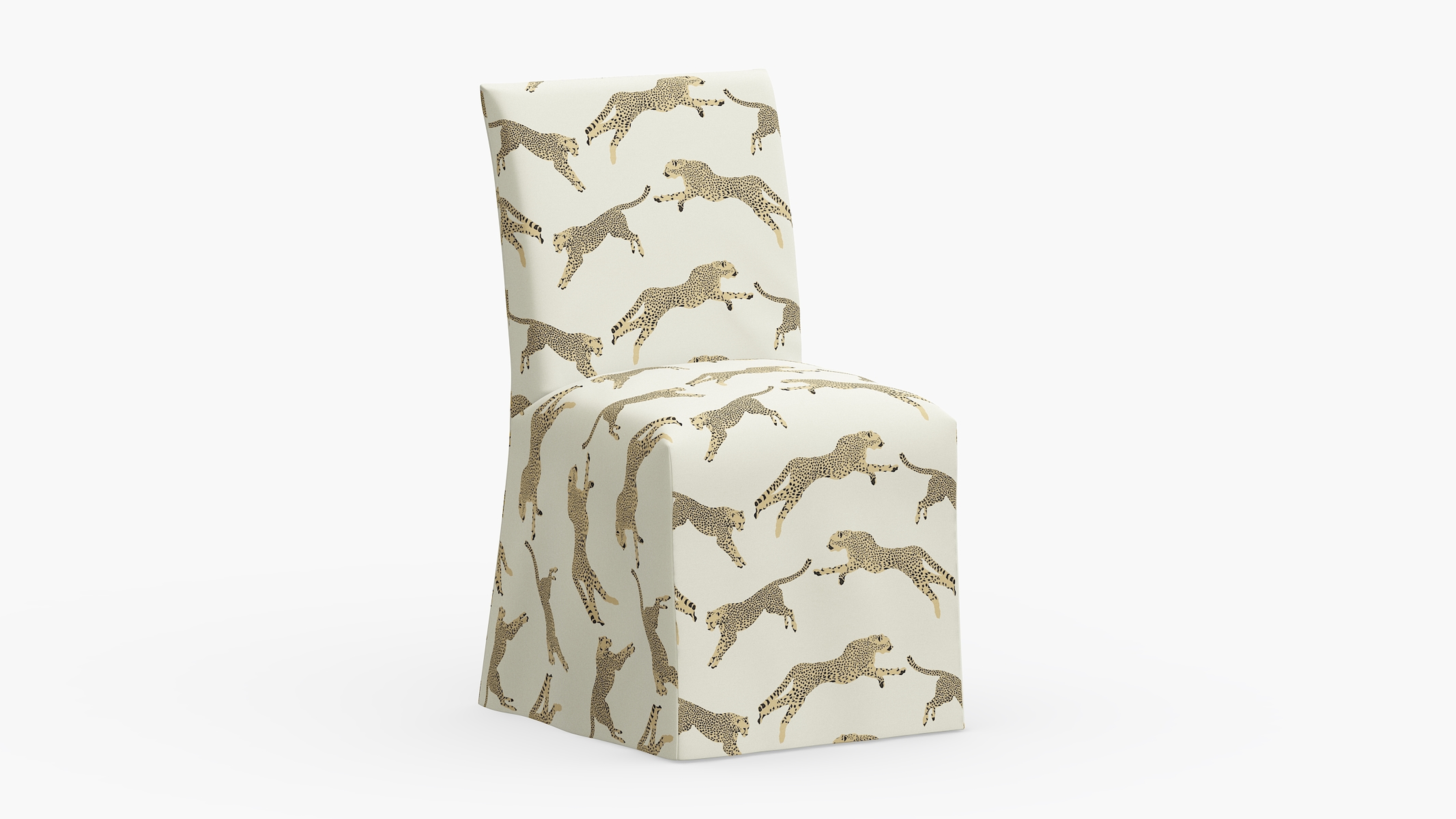Slipcovered Dining Chair, Desert Cheetah - The Inside