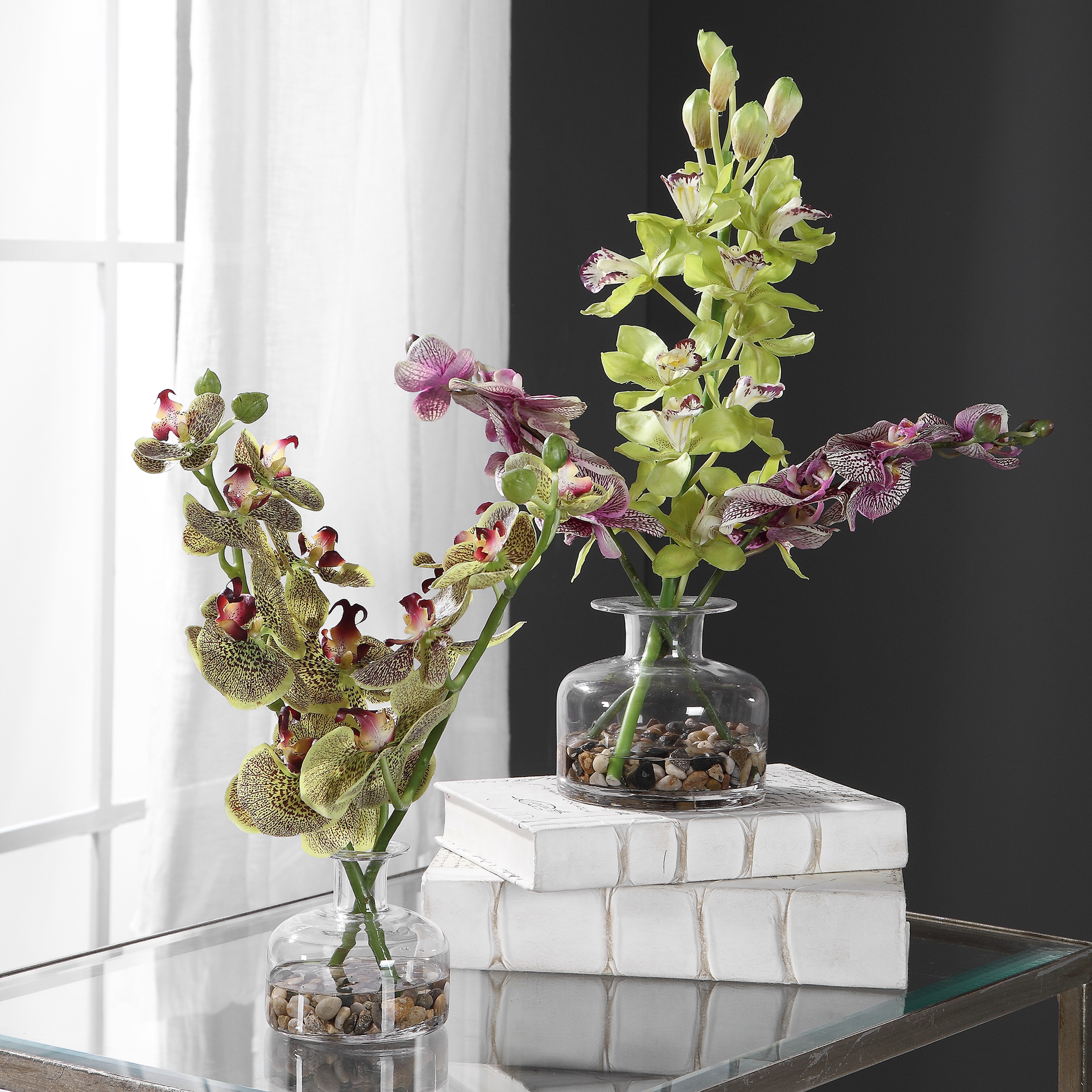 Malin Orchid Bud Vases, Set/2 - Hudsonhill Foundry