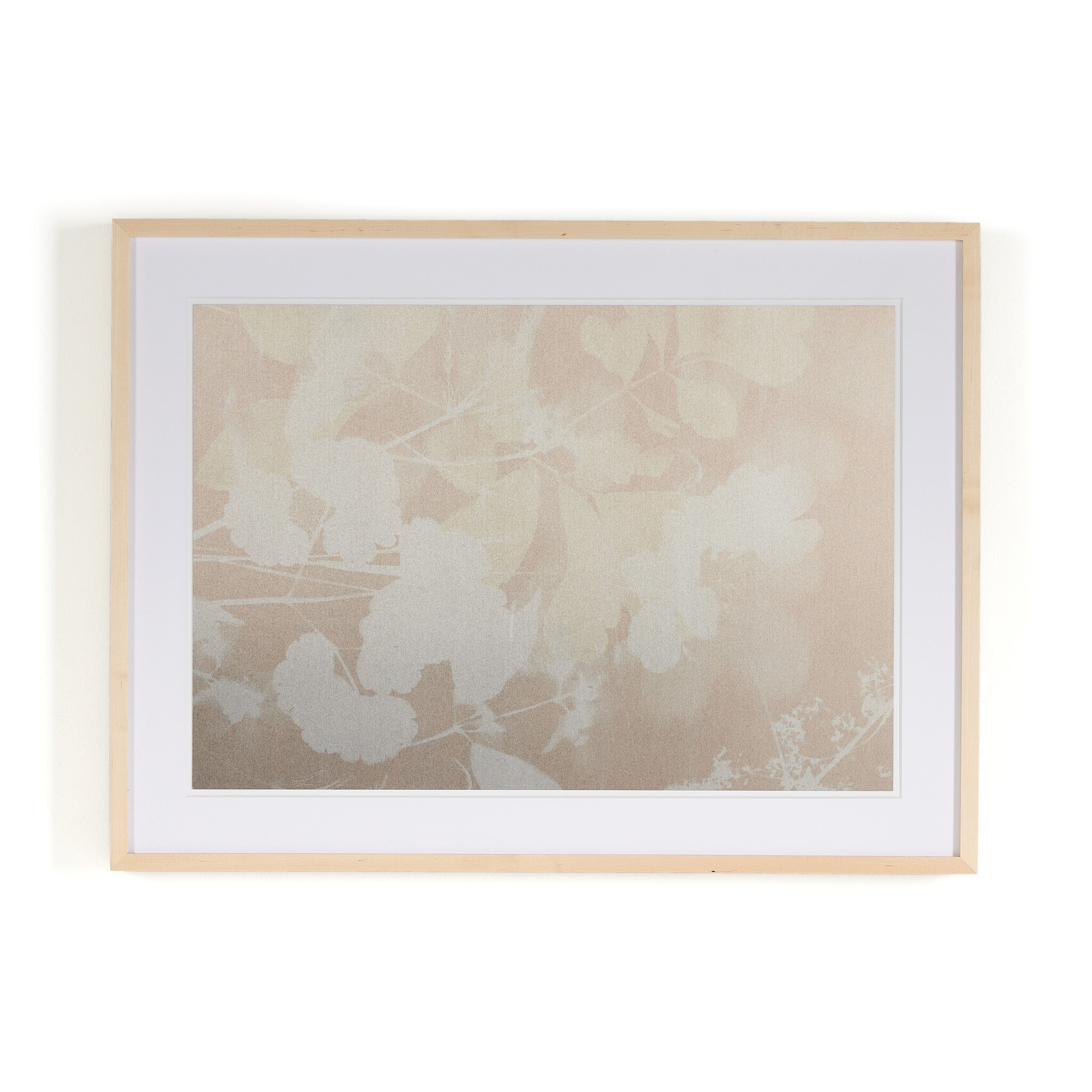 Cyanotype Botanical V by Coup D'esprit - SRM890 Double Thick White - Four Hands