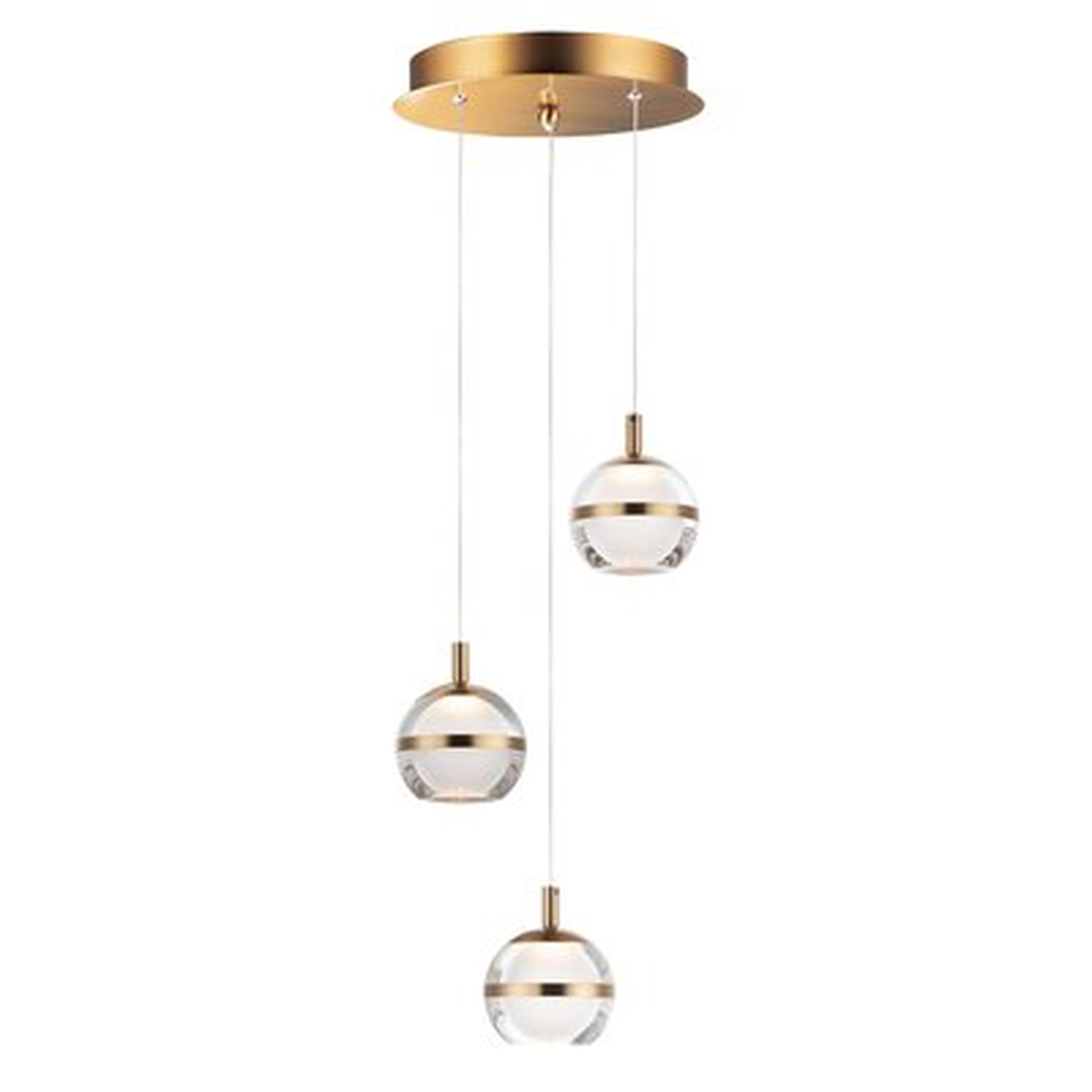 Laprade 3 - Light Cluster Globe LED Pendant - Wayfair