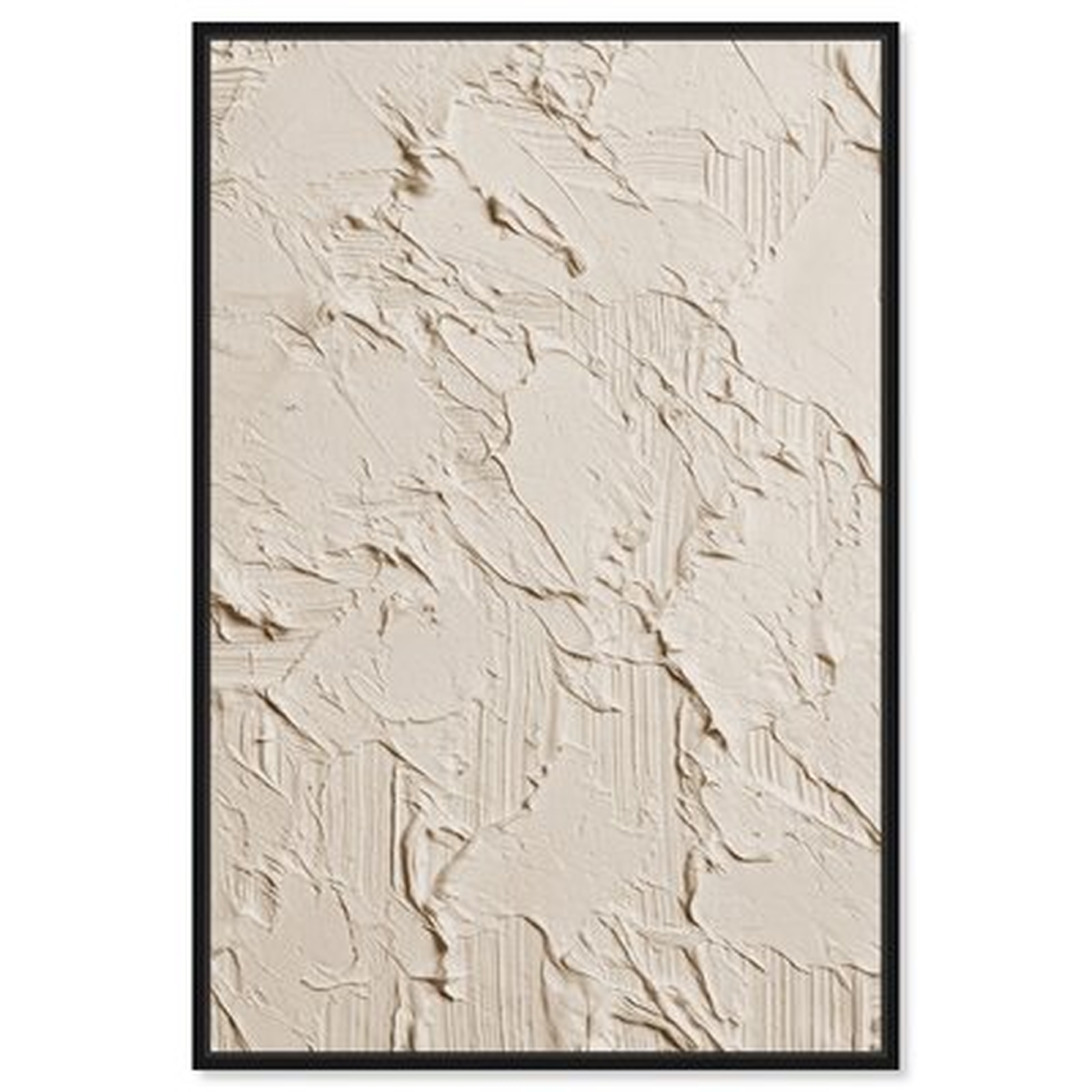 White Textured Canvas By Oliver Gal - Wayfair