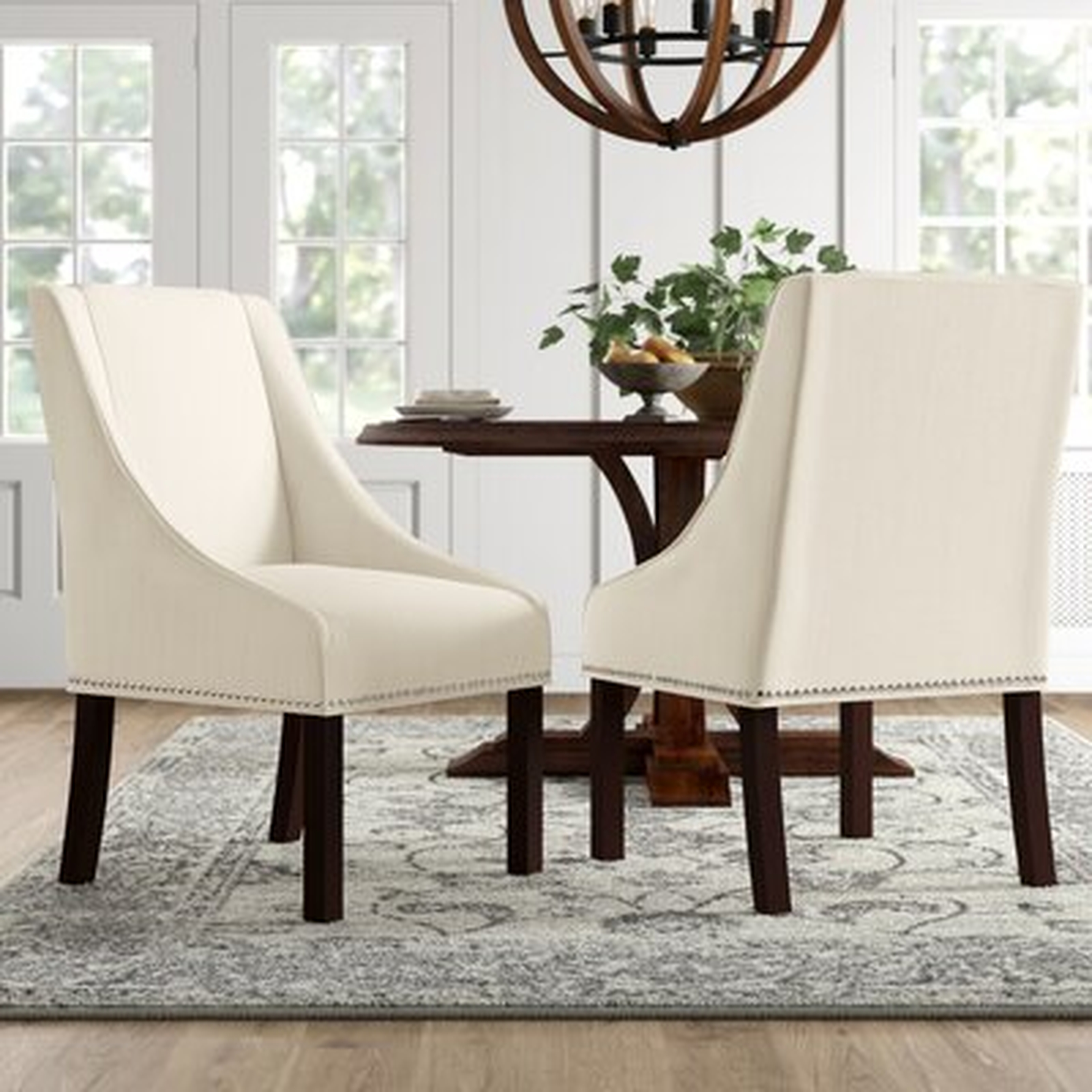 Sorrento Linen Upholstered Arm Chair - Birch Lane
