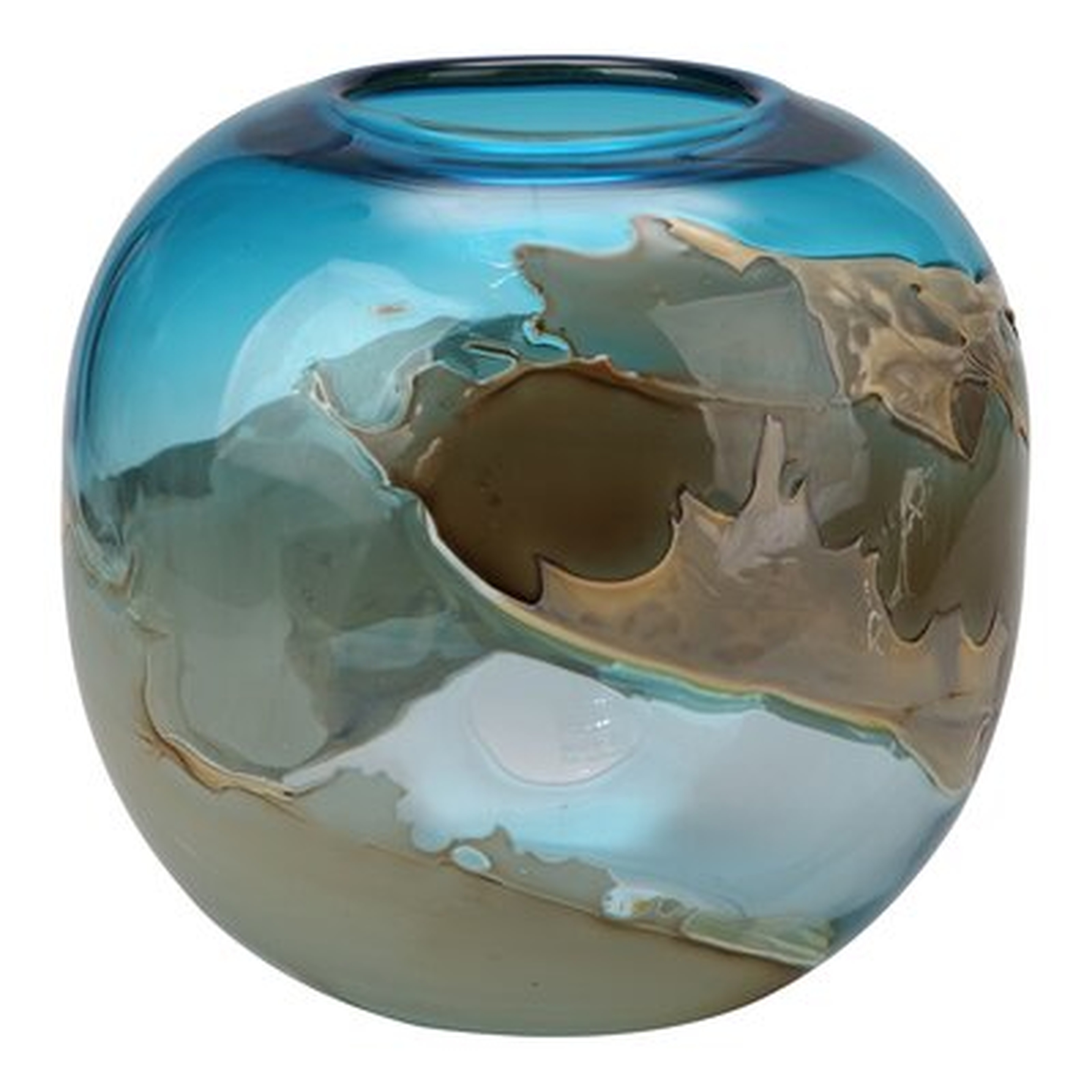 Mystic Blue Vase Globe - Wayfair
