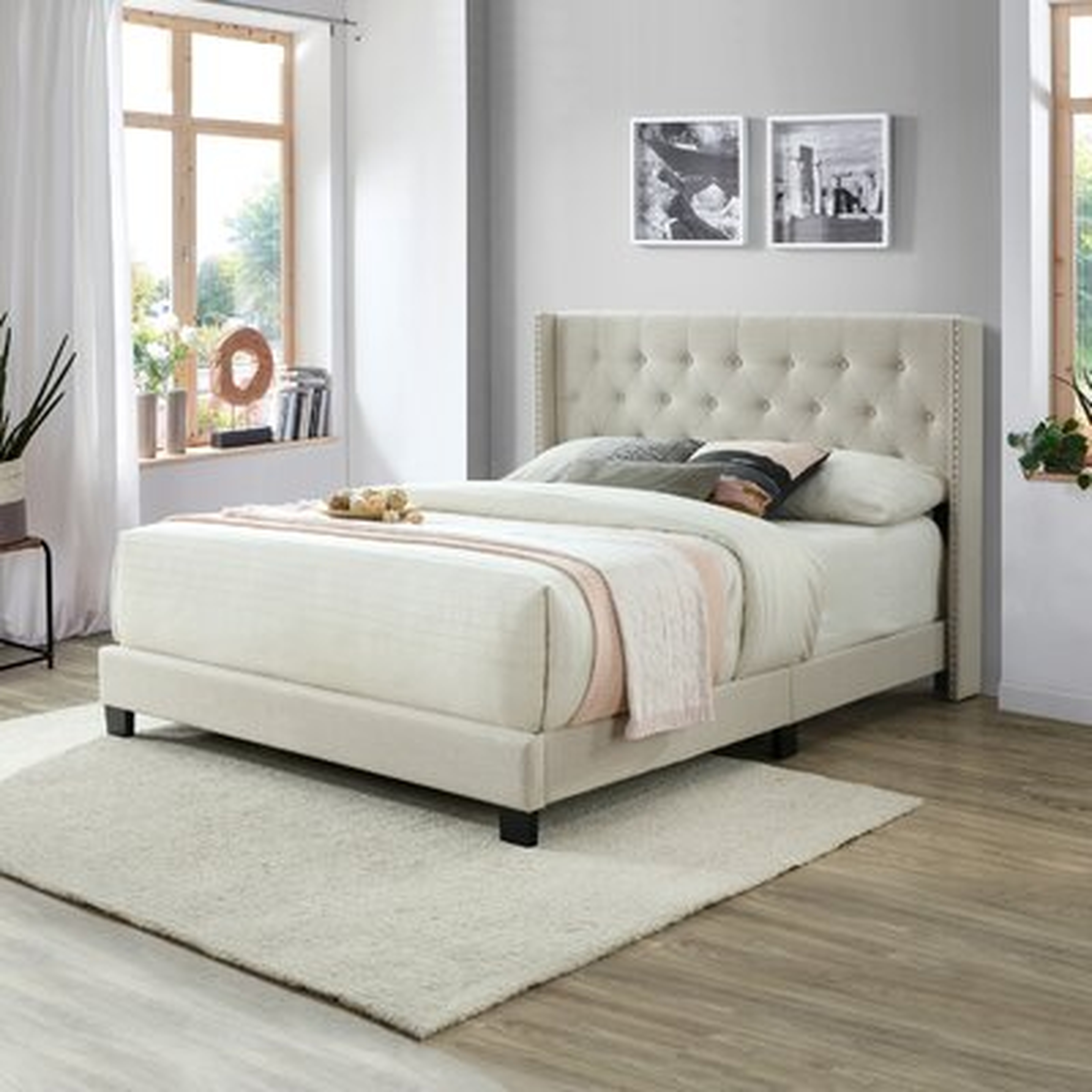 Northbridge Queen Upholstered Standard Bed - Wayfair