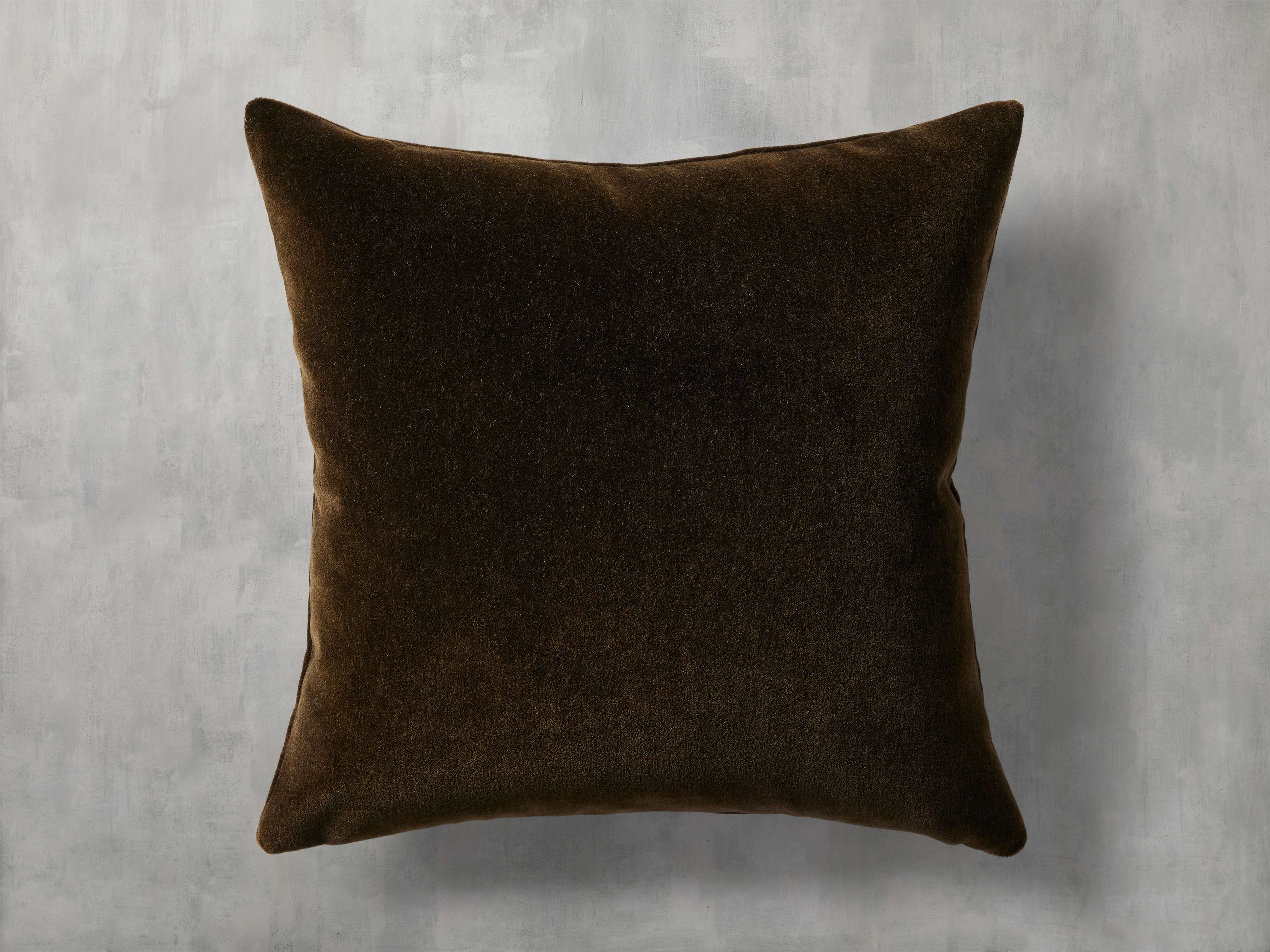Mohair Pillow in Brown  Cocoa - Arhaus