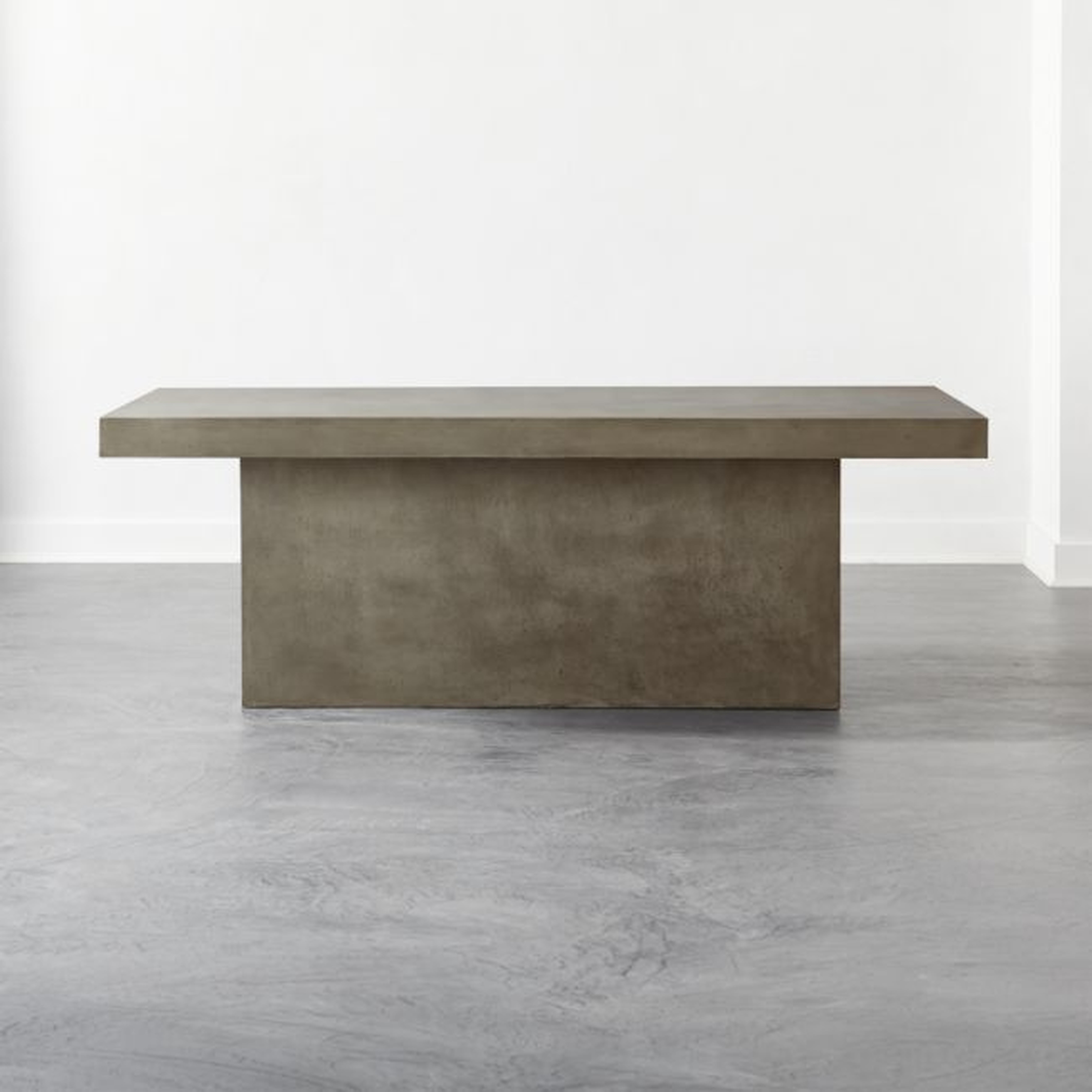 Span Large Grey Dining Table - CB2