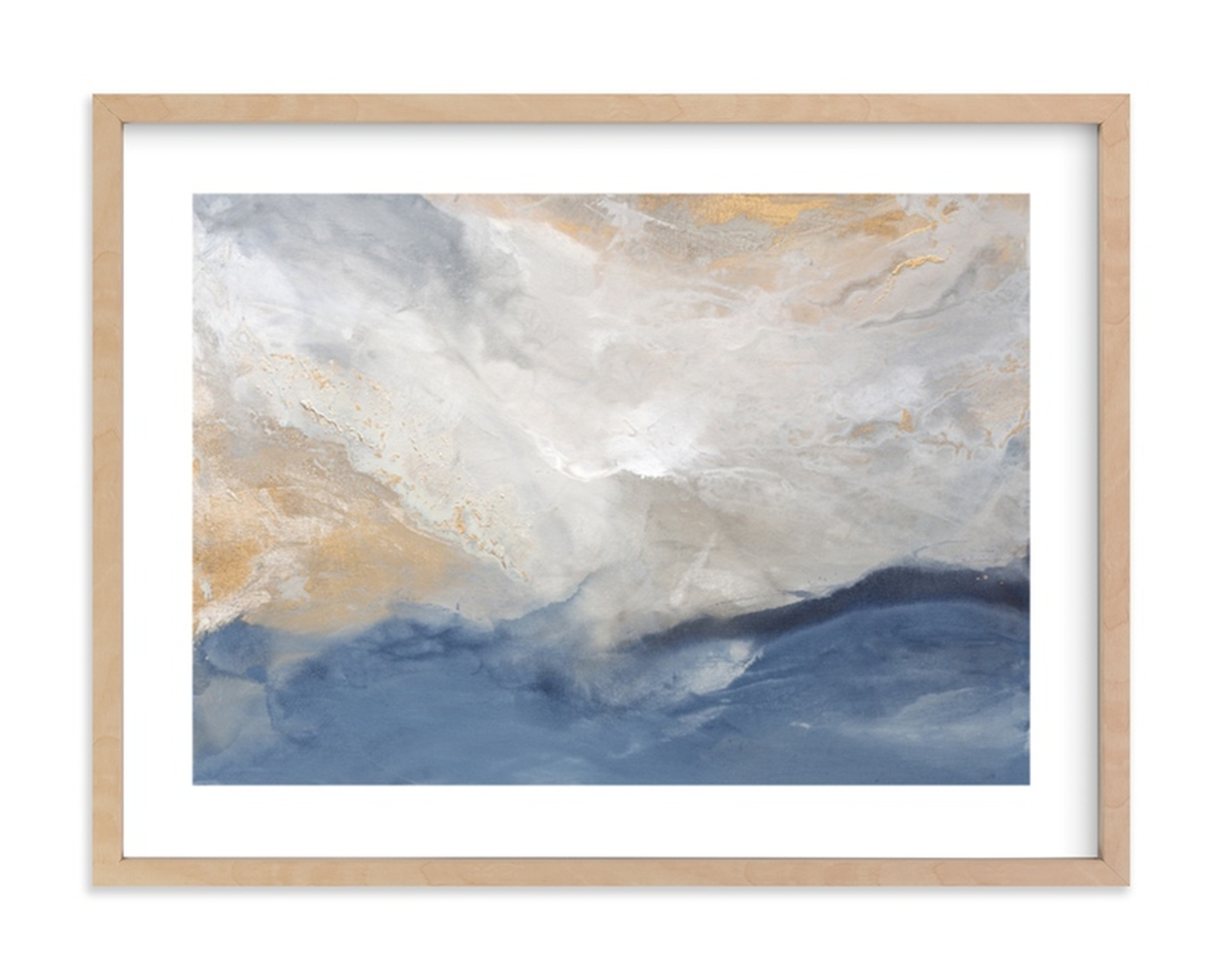 Tangled Blue Art Print 30"x40" - Minted