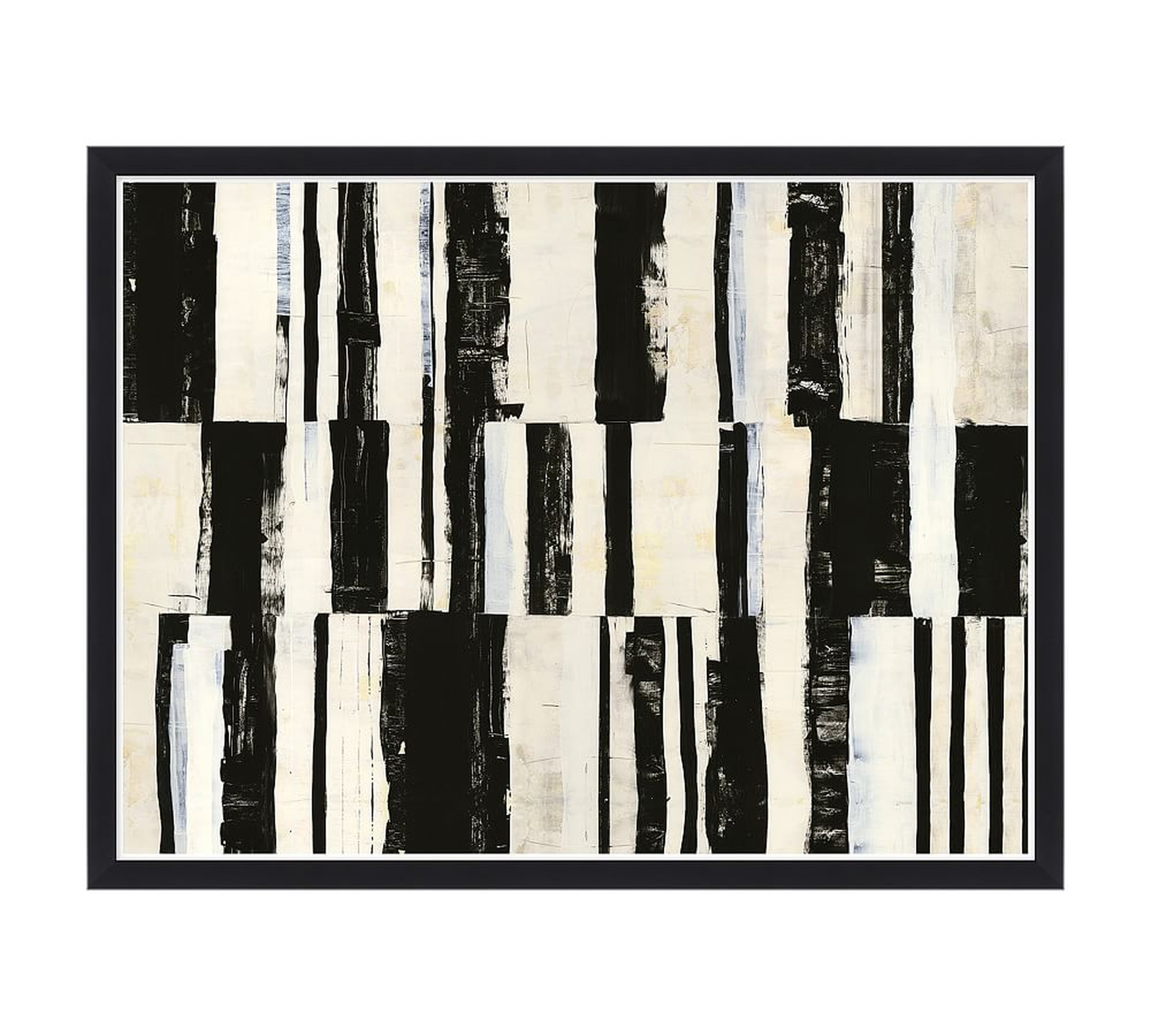 Abstract Penumbra Framed Wall Art By The Artists Studio, 34"X26" - Pottery Barn
