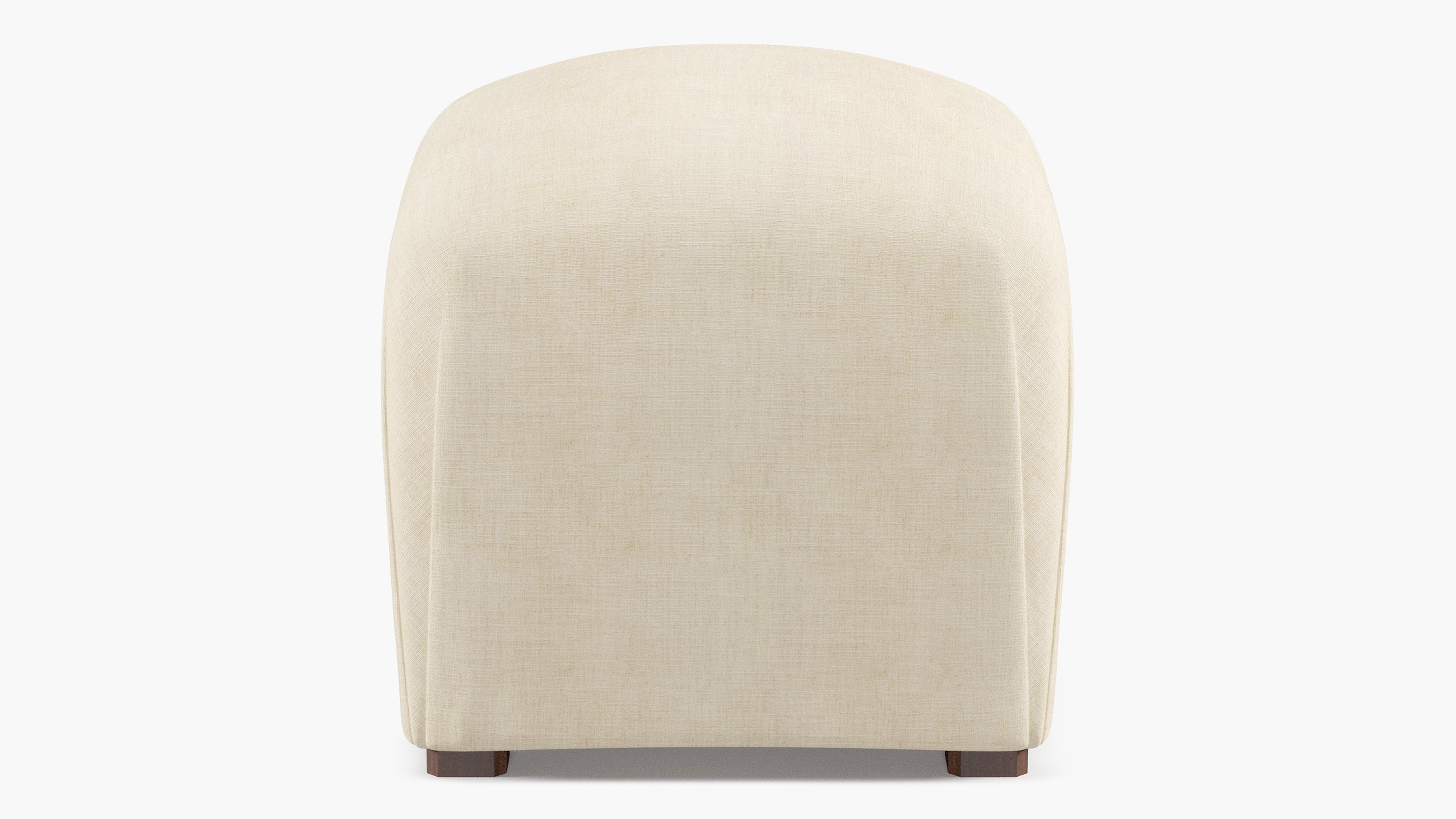 Deco Ottoman, Talc Everyday Linen - The Inside
