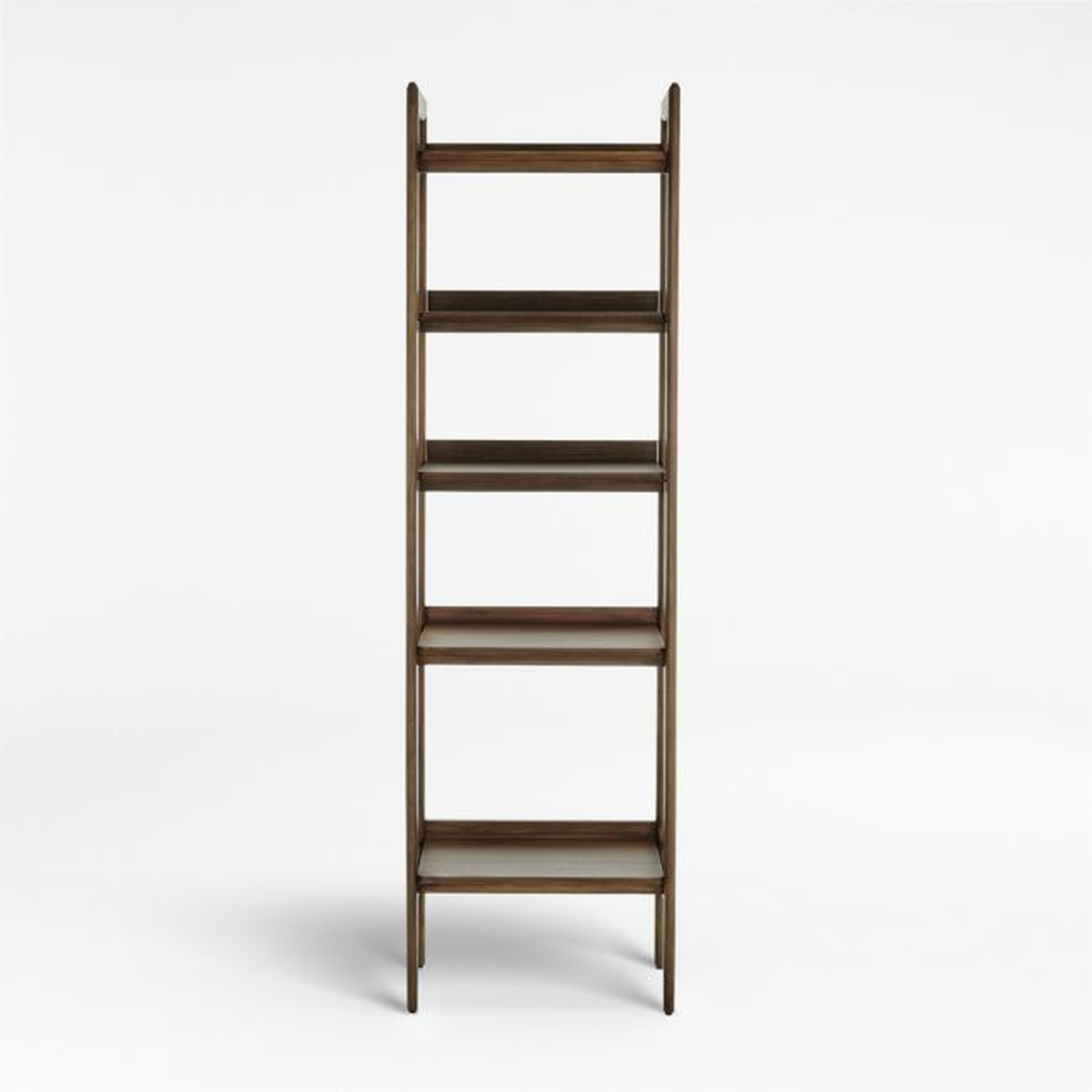 Tate 22" Walnut Storage Bookshelf - Crate and Barrel