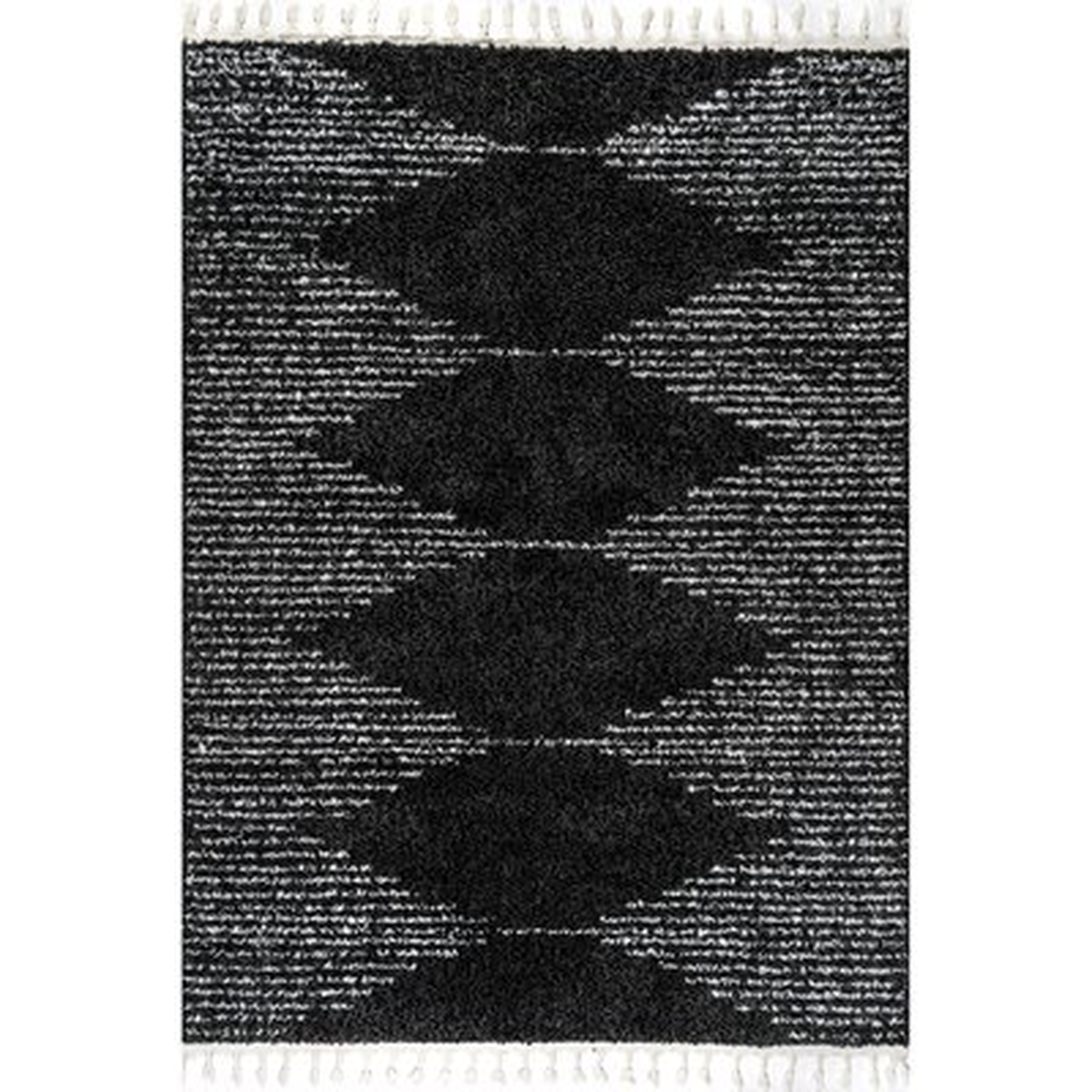 Martines Southwestern Black/Gray Area Rug - Wayfair