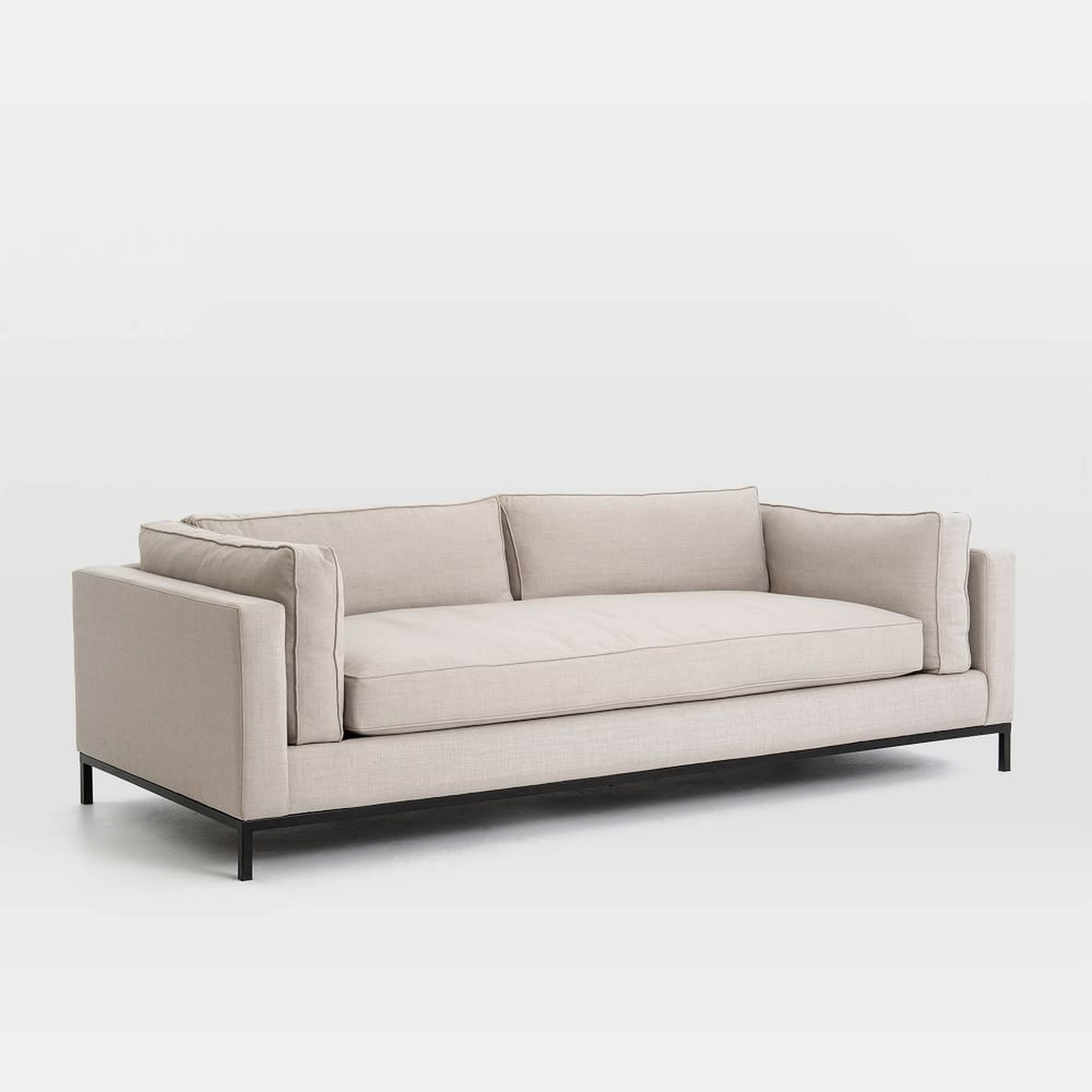 Modern Arm Sofa, Natural - West Elm