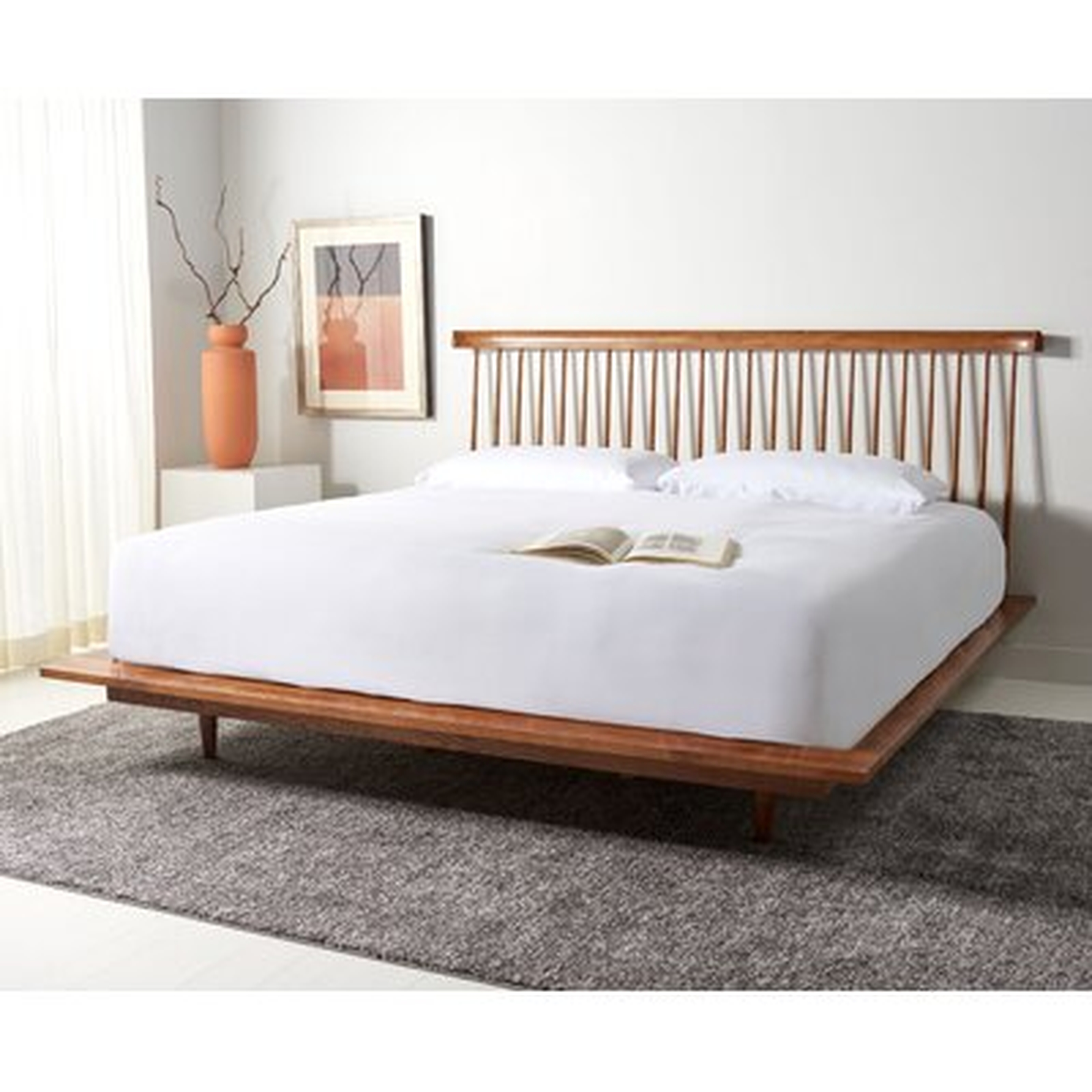 Solid Wood Low Profile Standard Bed - Wayfair