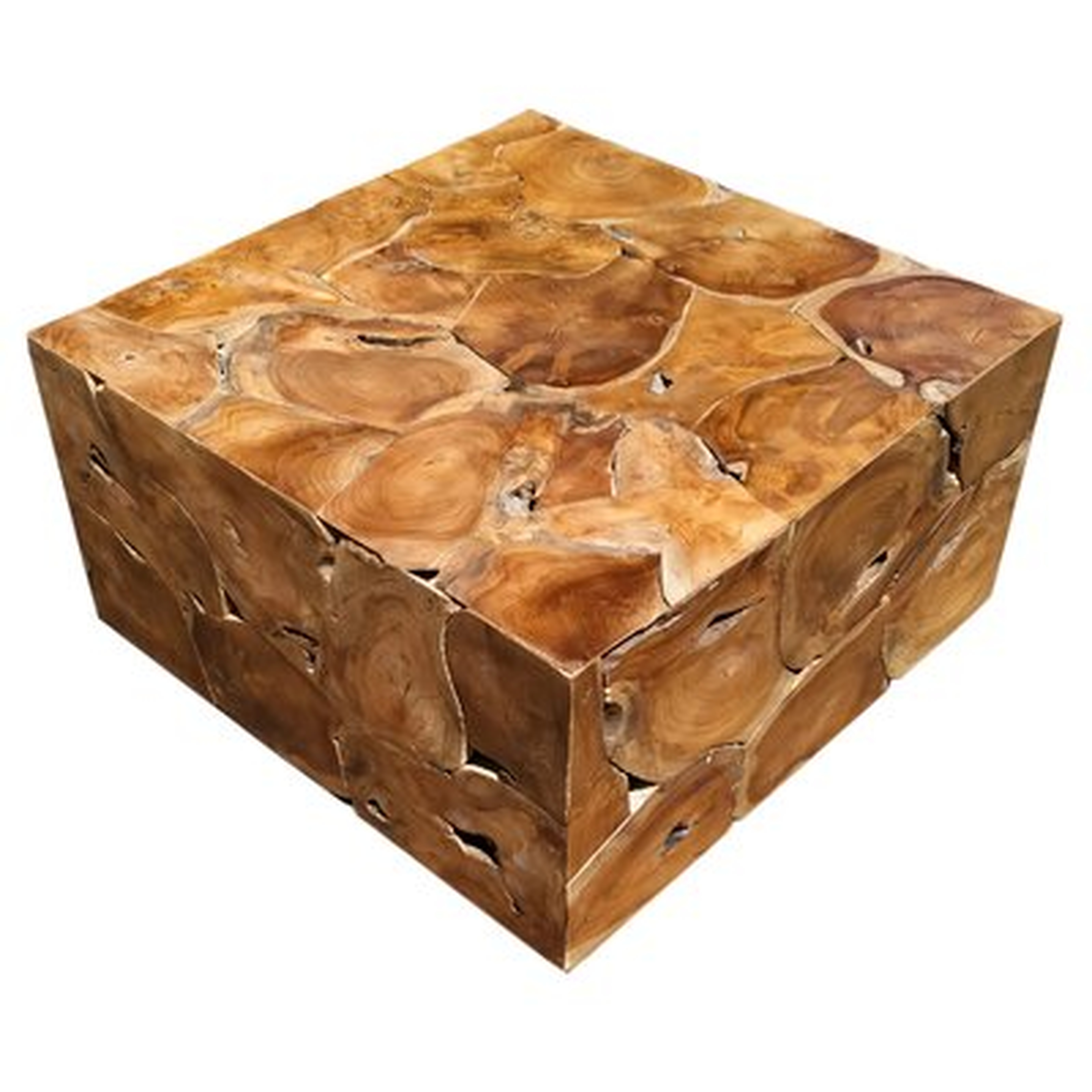 Artlone Solid Wood Block Coffee Table - Wayfair
