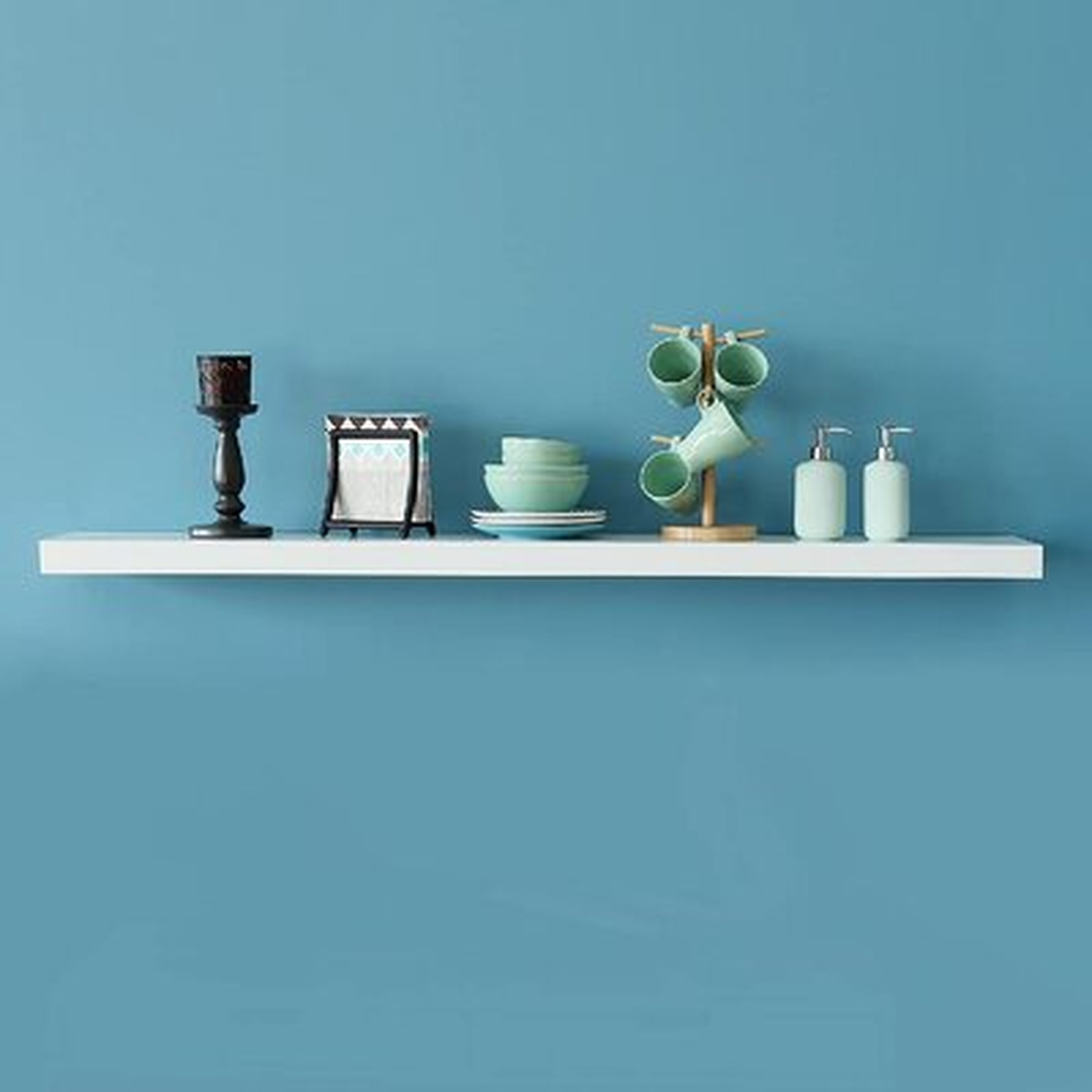 Floating Shelves, White Floating Wall Shelf Ledge Shelf - Wayfair