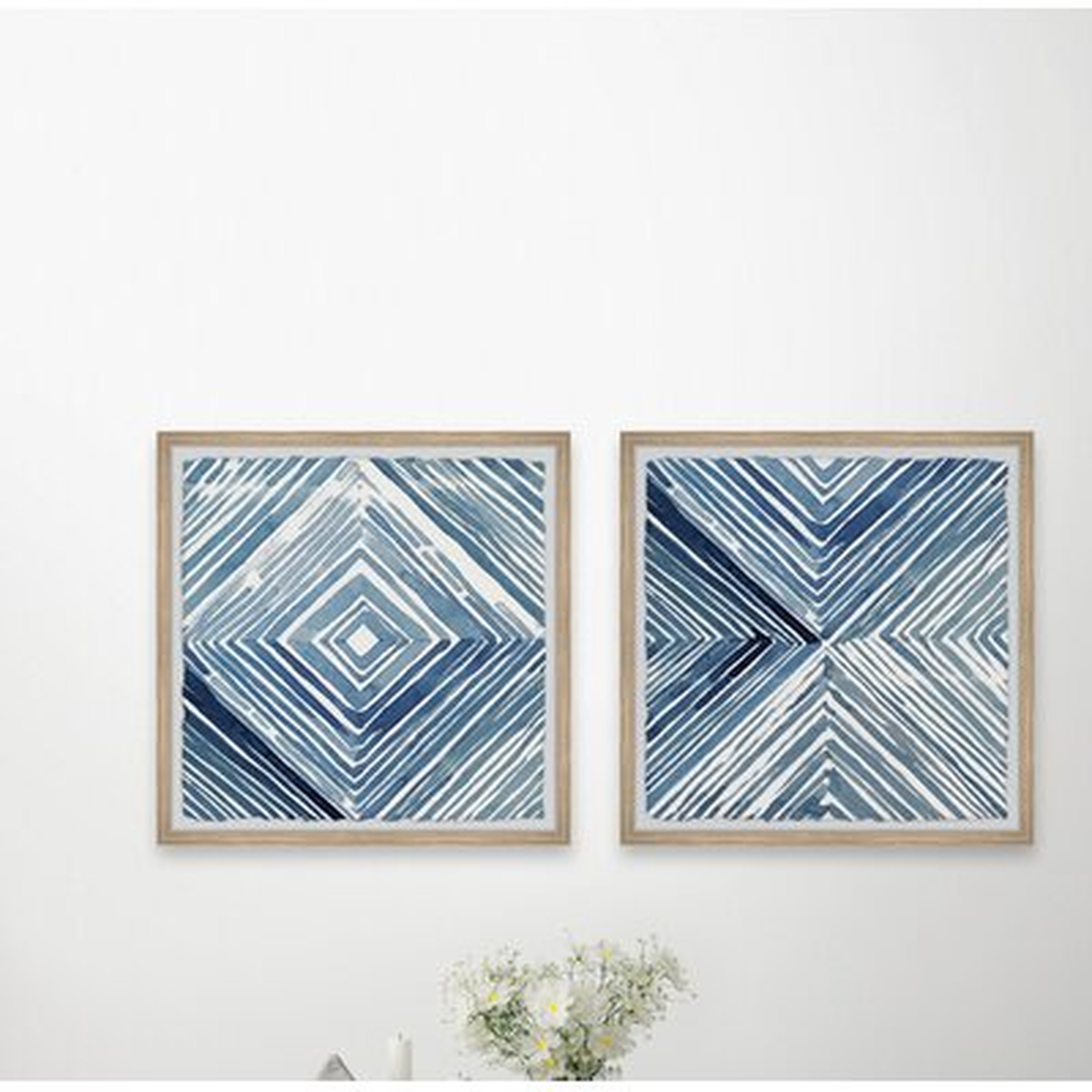Lines and Art' by Marmont Hill - 2 Piece Picture Frame Print Set on Paper - Wayfair
