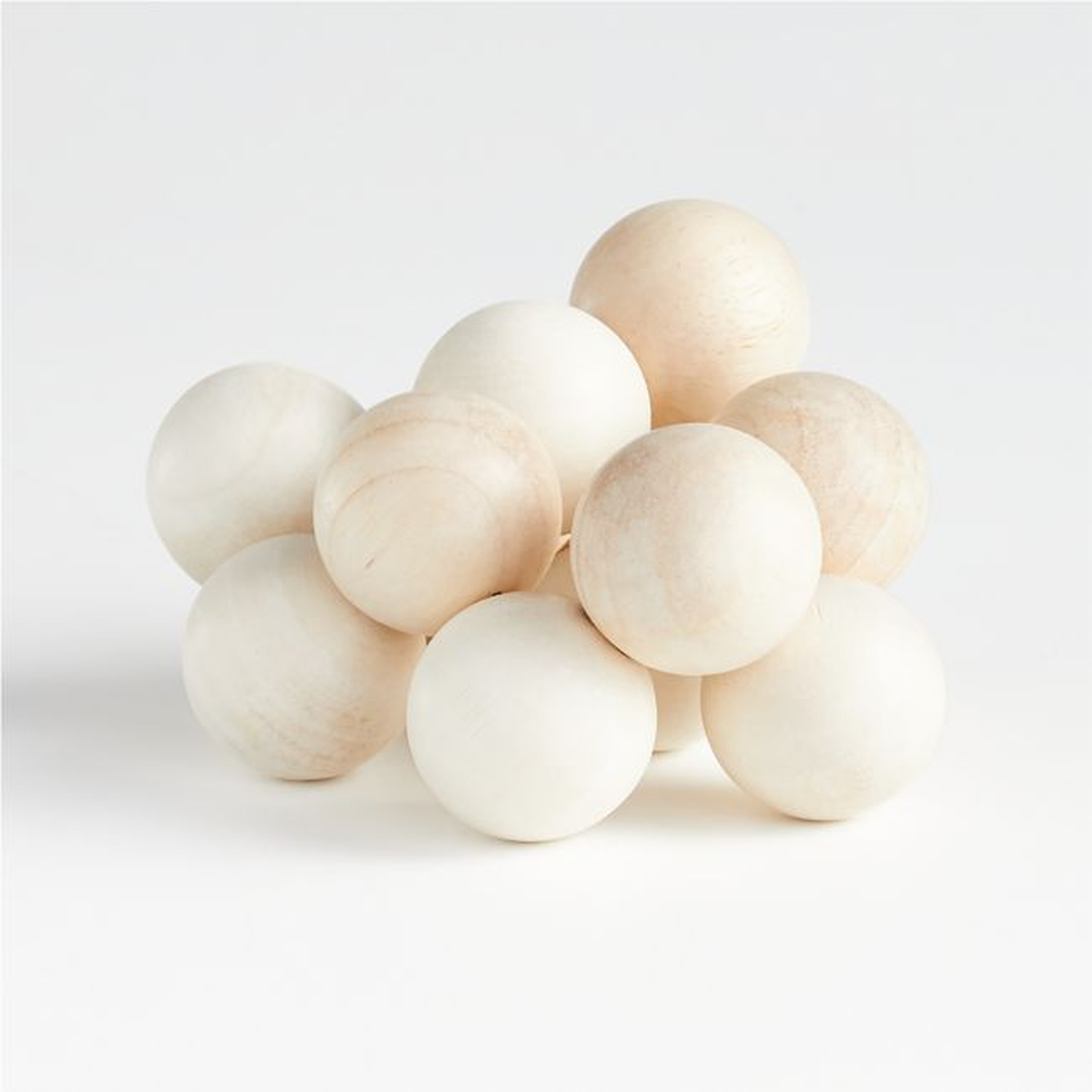 Natural Wooden Baby Beads - Crate and Barrel