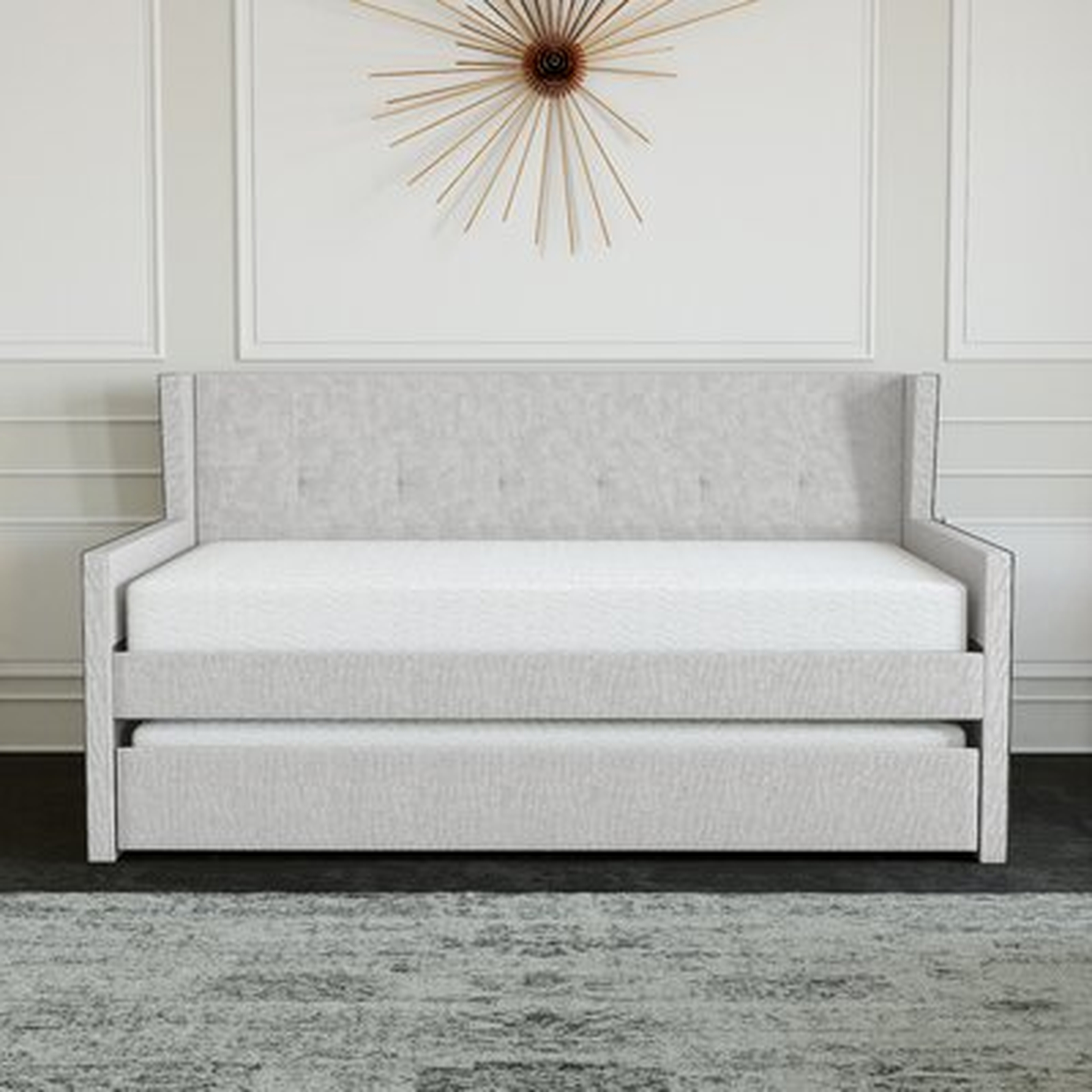 Calpurnia Cara Upholstered Twin Daybed with Trundle - Wayfair
