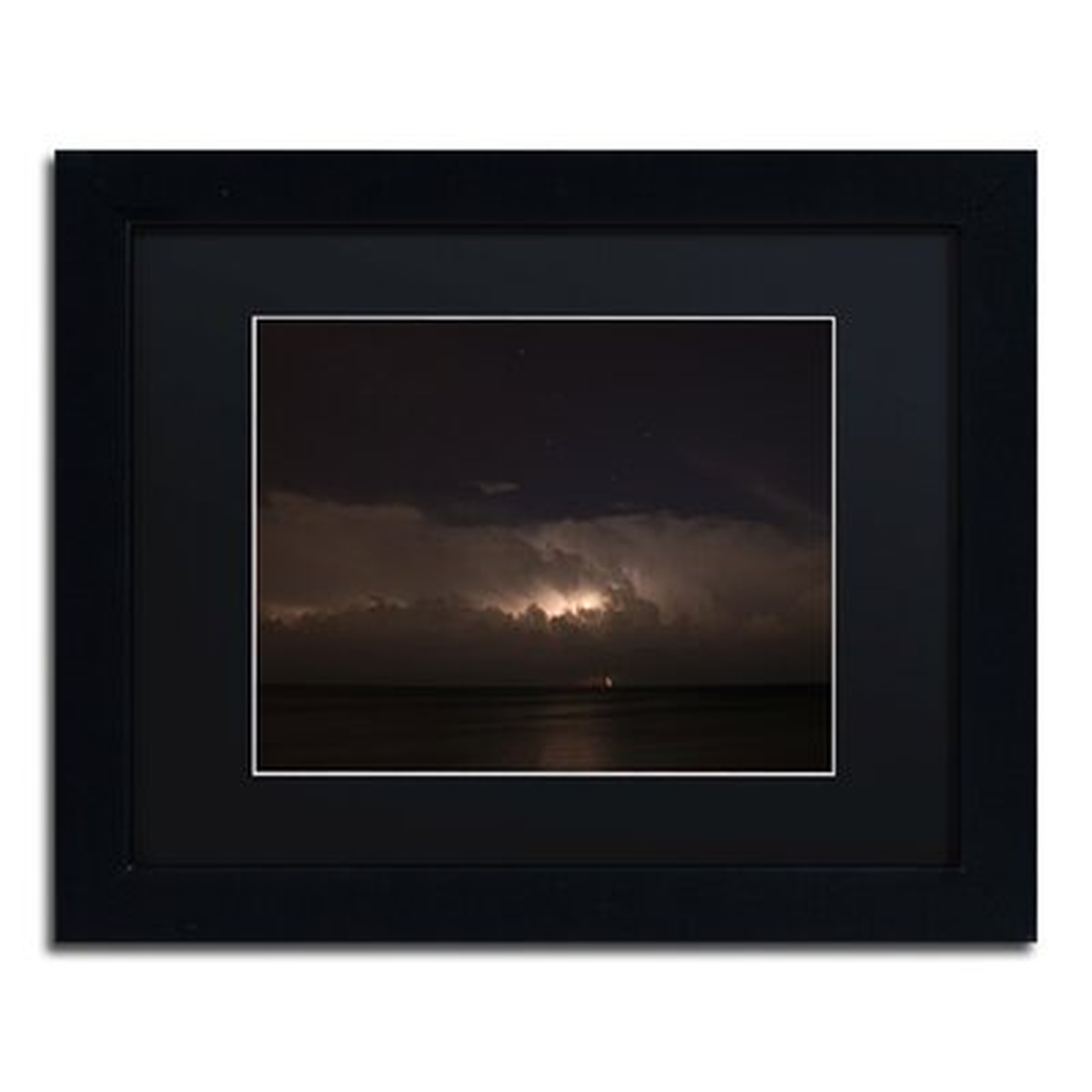 'Big Dipper Thunderstorm' Framed Photographic Print on Canvas - Wayfair