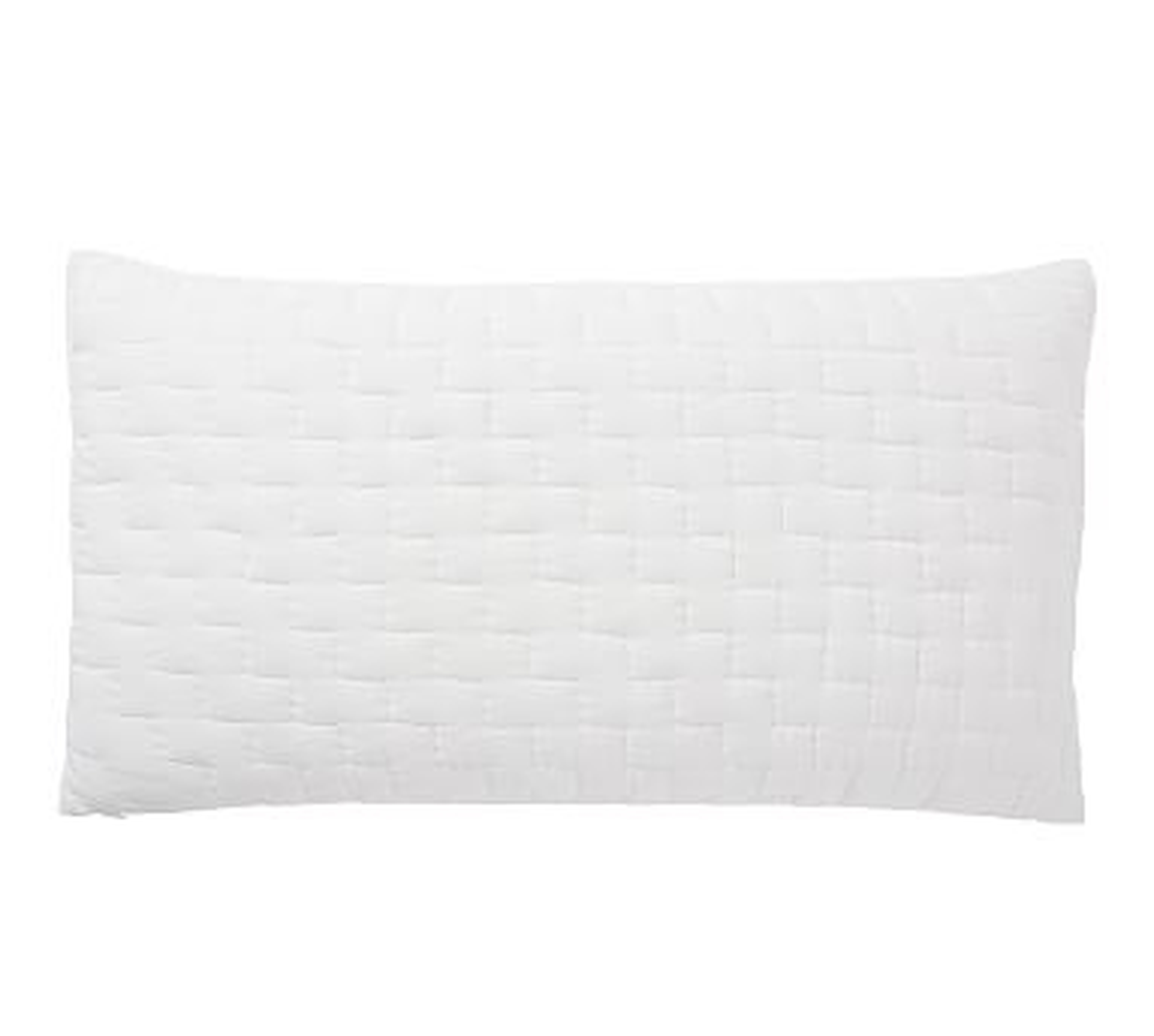 Bliss Handcrafted Linen/Cotton Quilted Sham, King, White - Pottery Barn