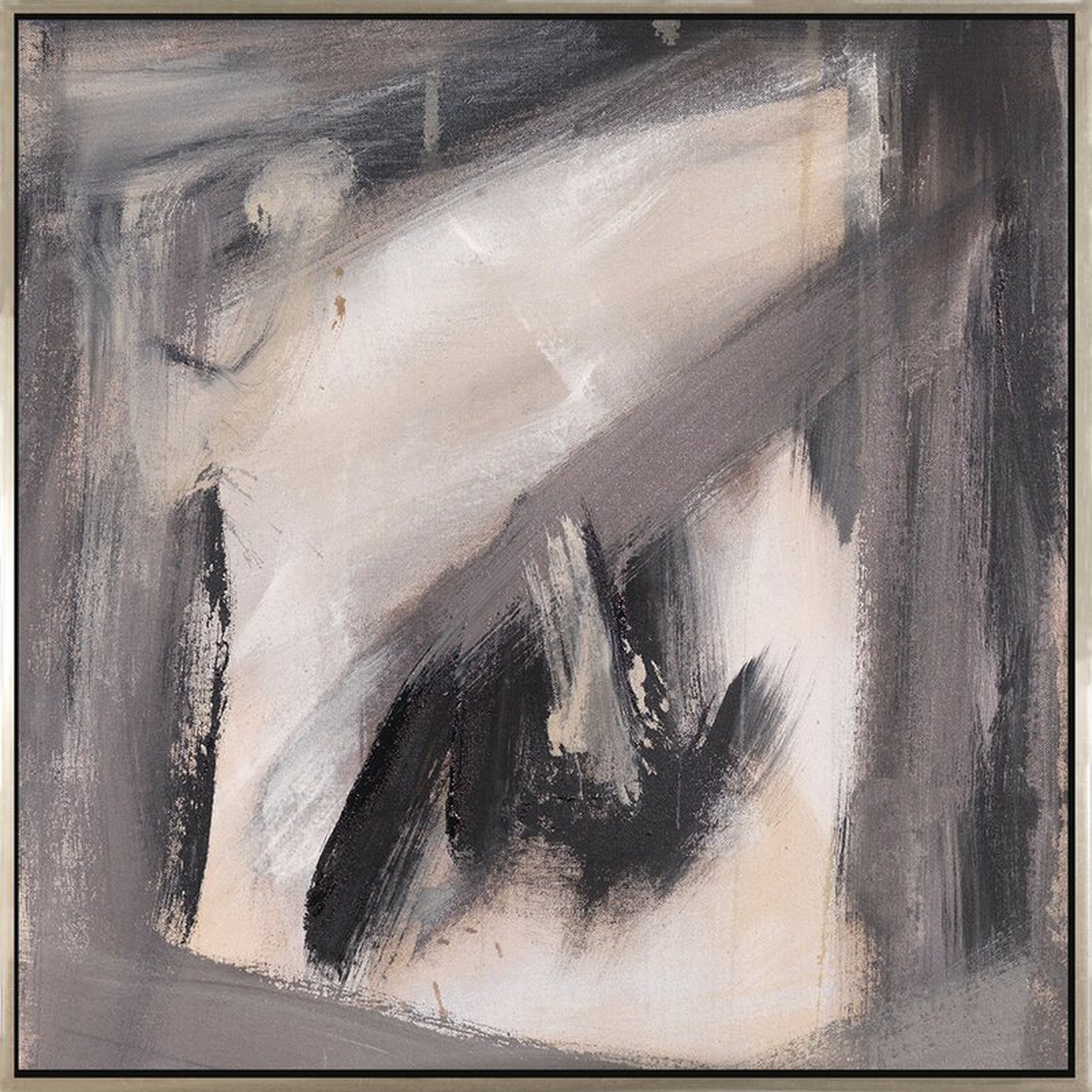 CHC Art, Inc. Friction - Floater Frame Painting on Canvas - Perigold
