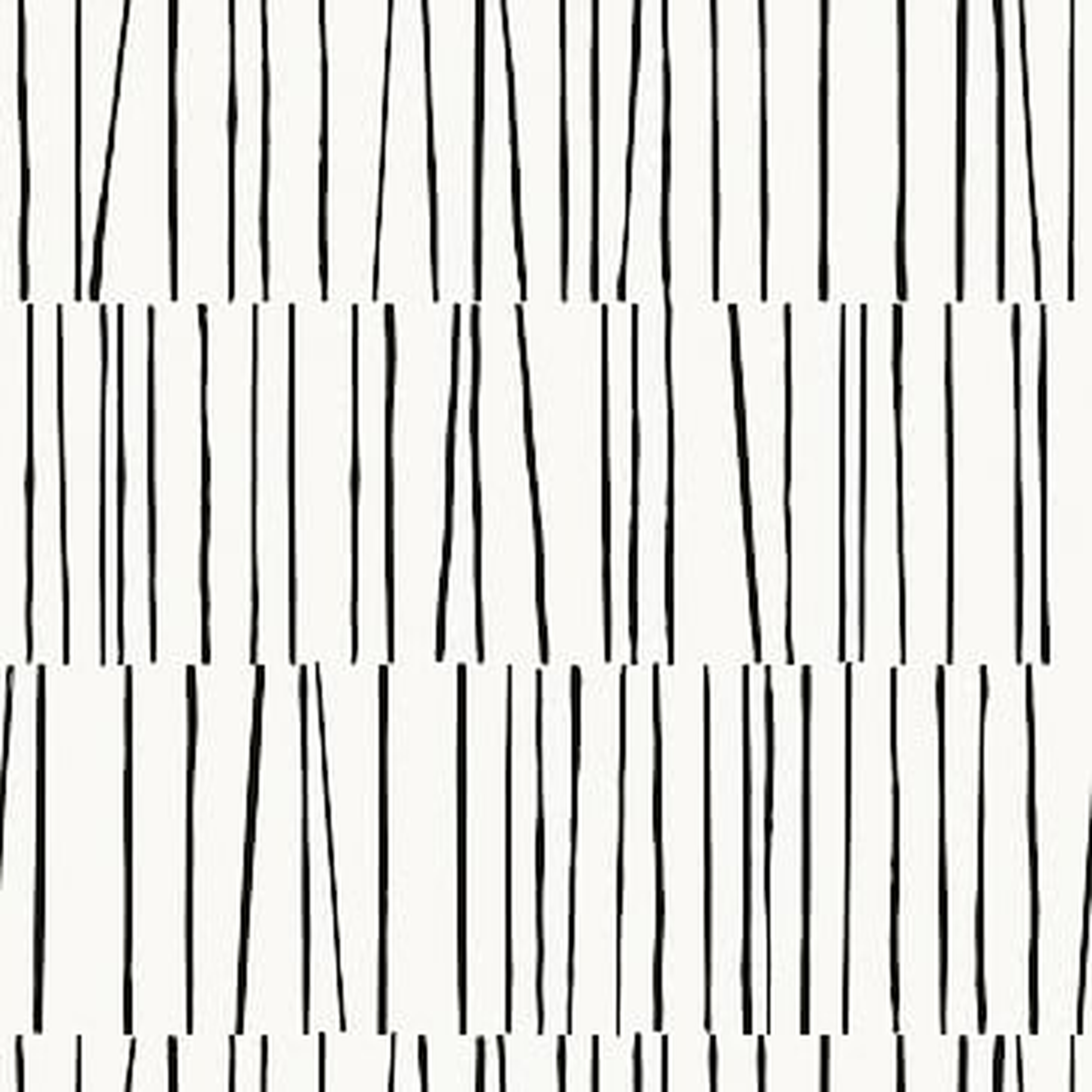 Tempaper Peel & Stick Shift Wall Paper, White And Black - West Elm