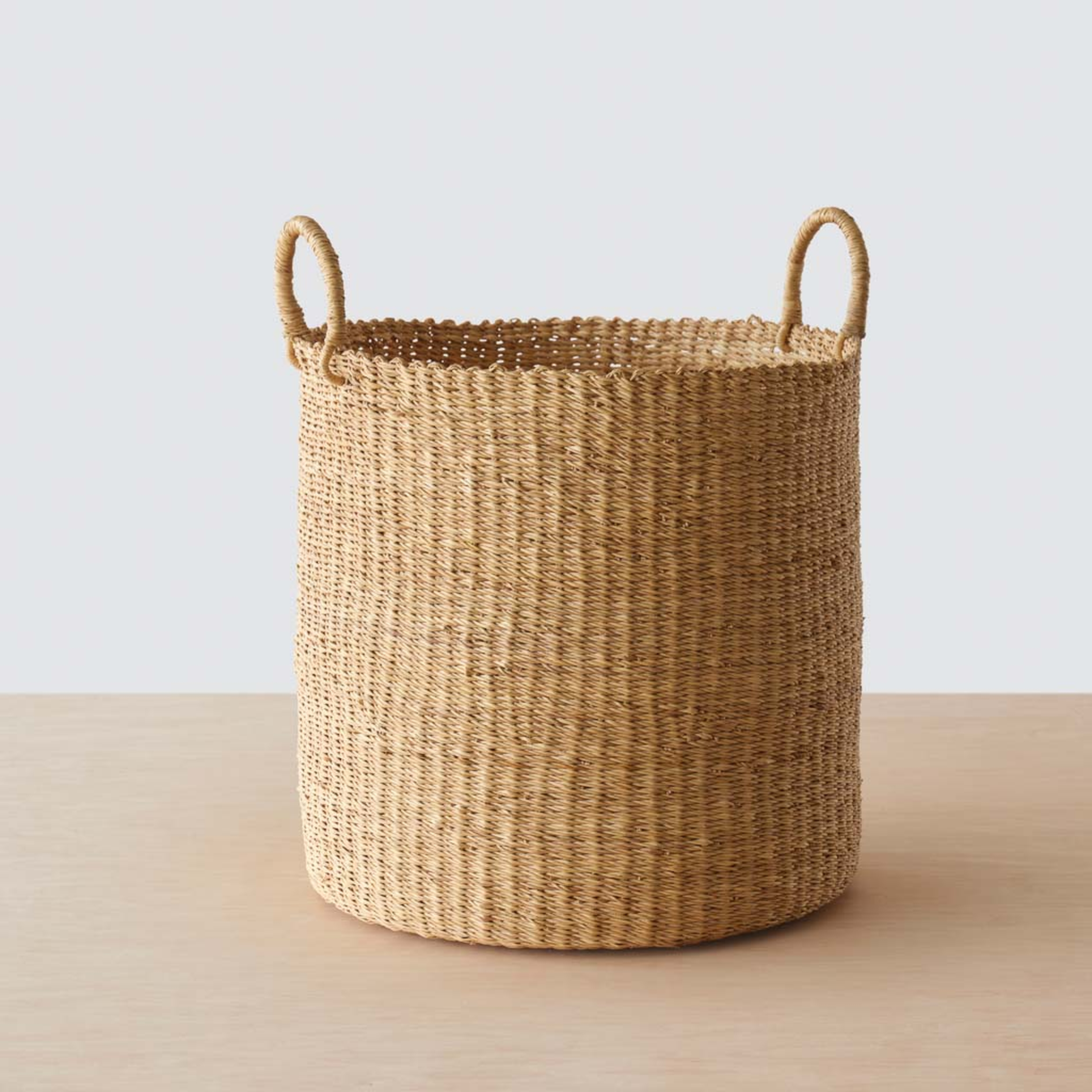 The Citizenry Bolga Storage Baskets | Large | Tan - The Citizenry