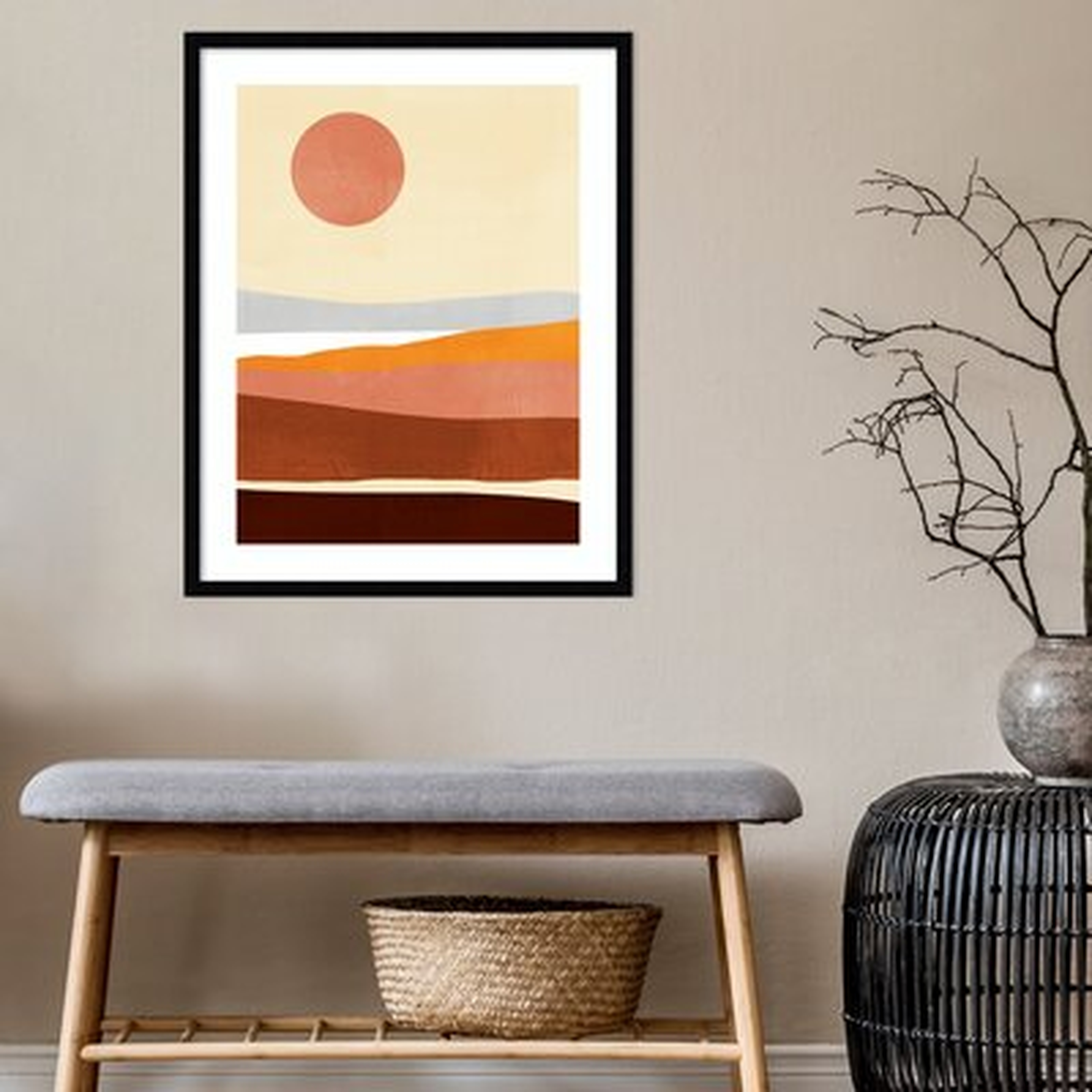 Sunseeker Landscape II by Victoria Borges - Picture Frame Graphic Art Print - AllModern