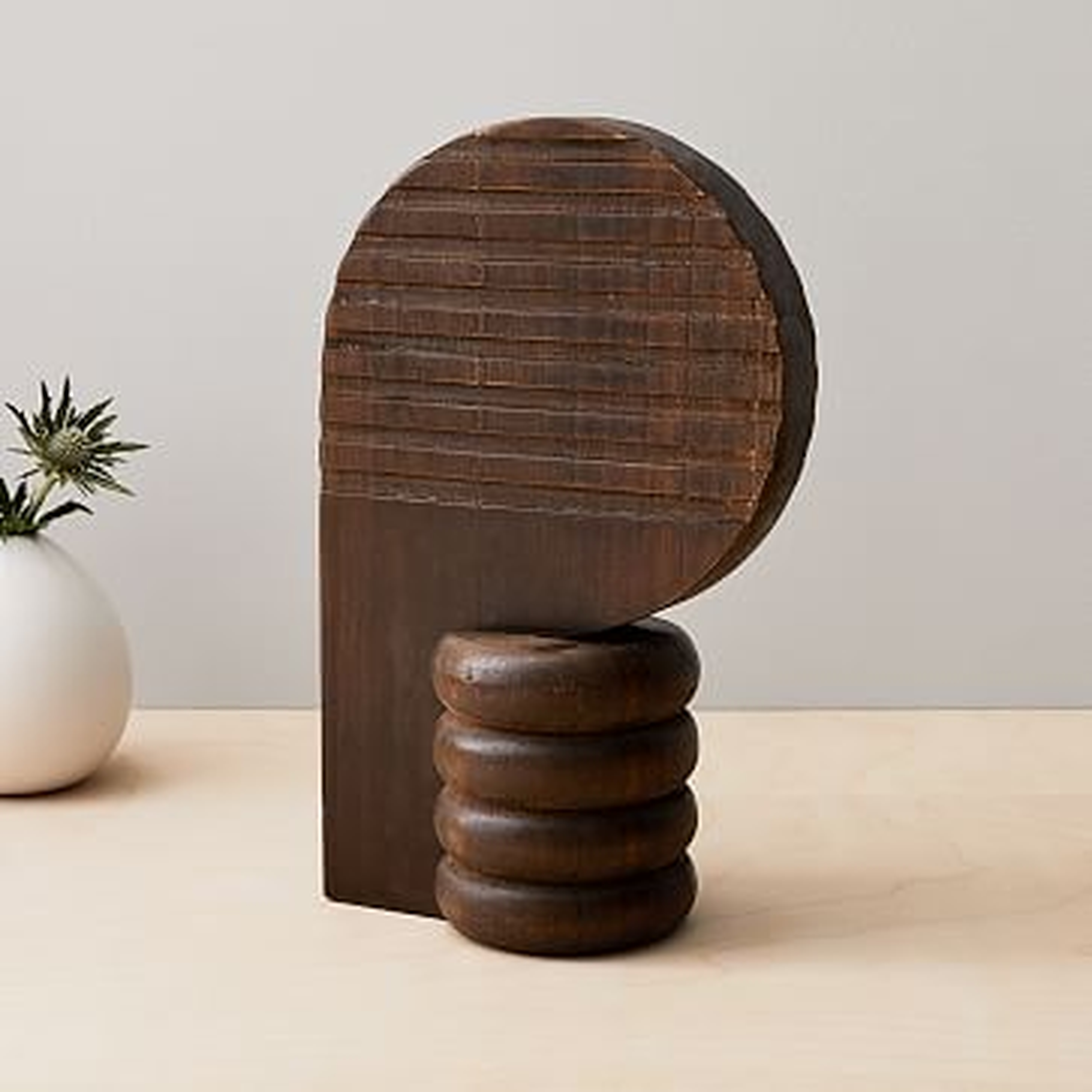Diego Olivero Wood Decorative Object, Silhouette - West Elm