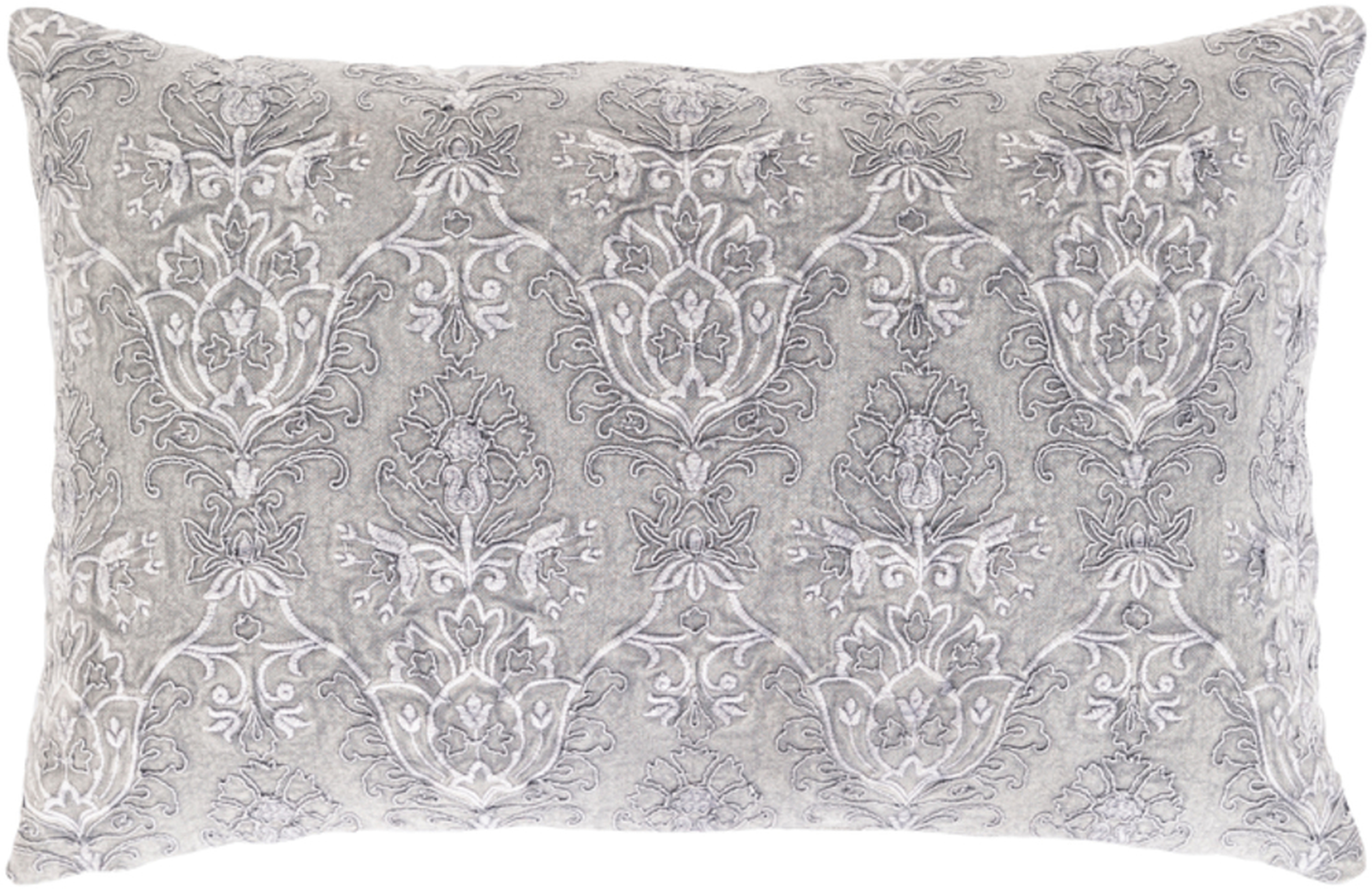 Savanna Lumbar Pillow Cover, 20" x 13", Gray - Roam Common