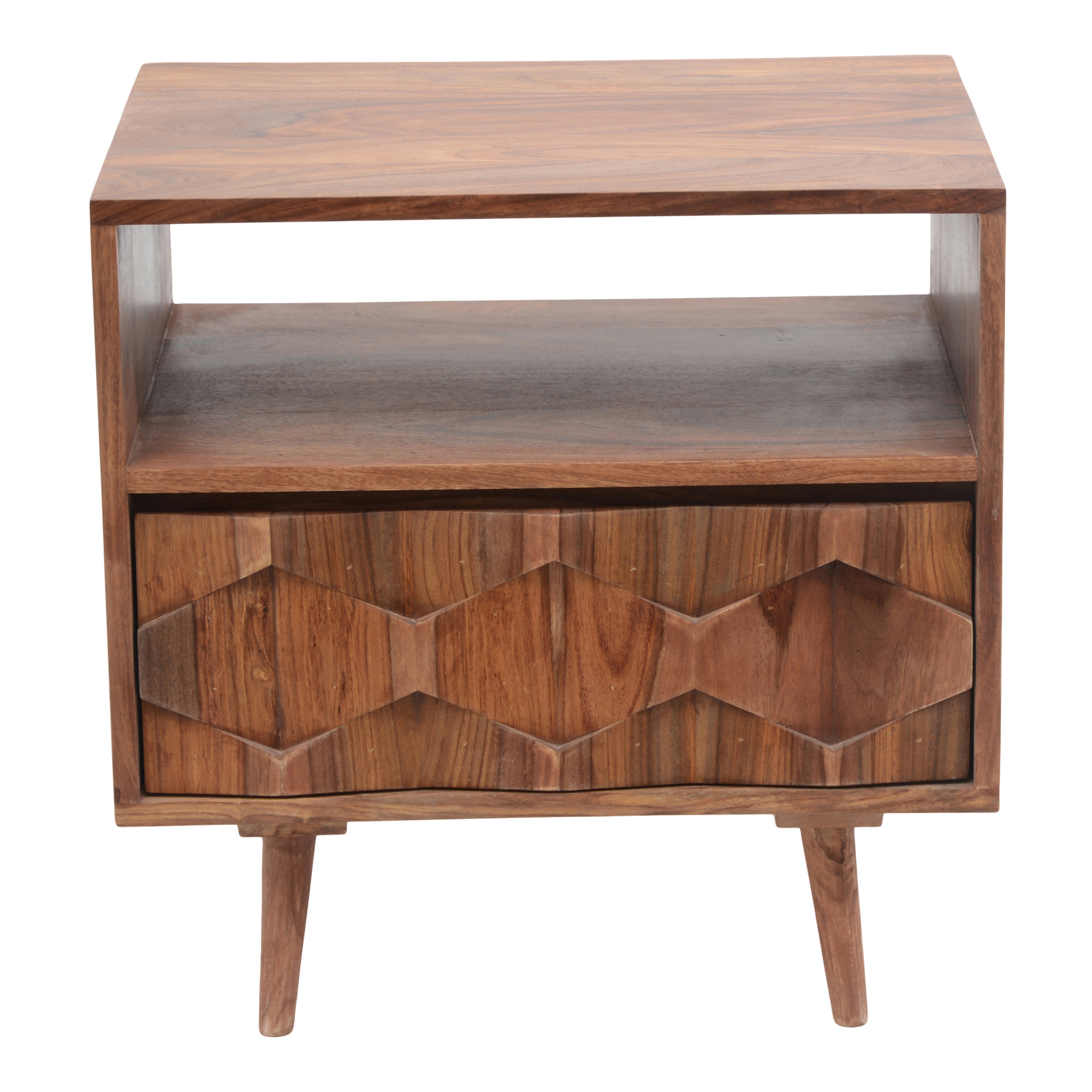 O2 Nightstand Natural - Moes Home Collection