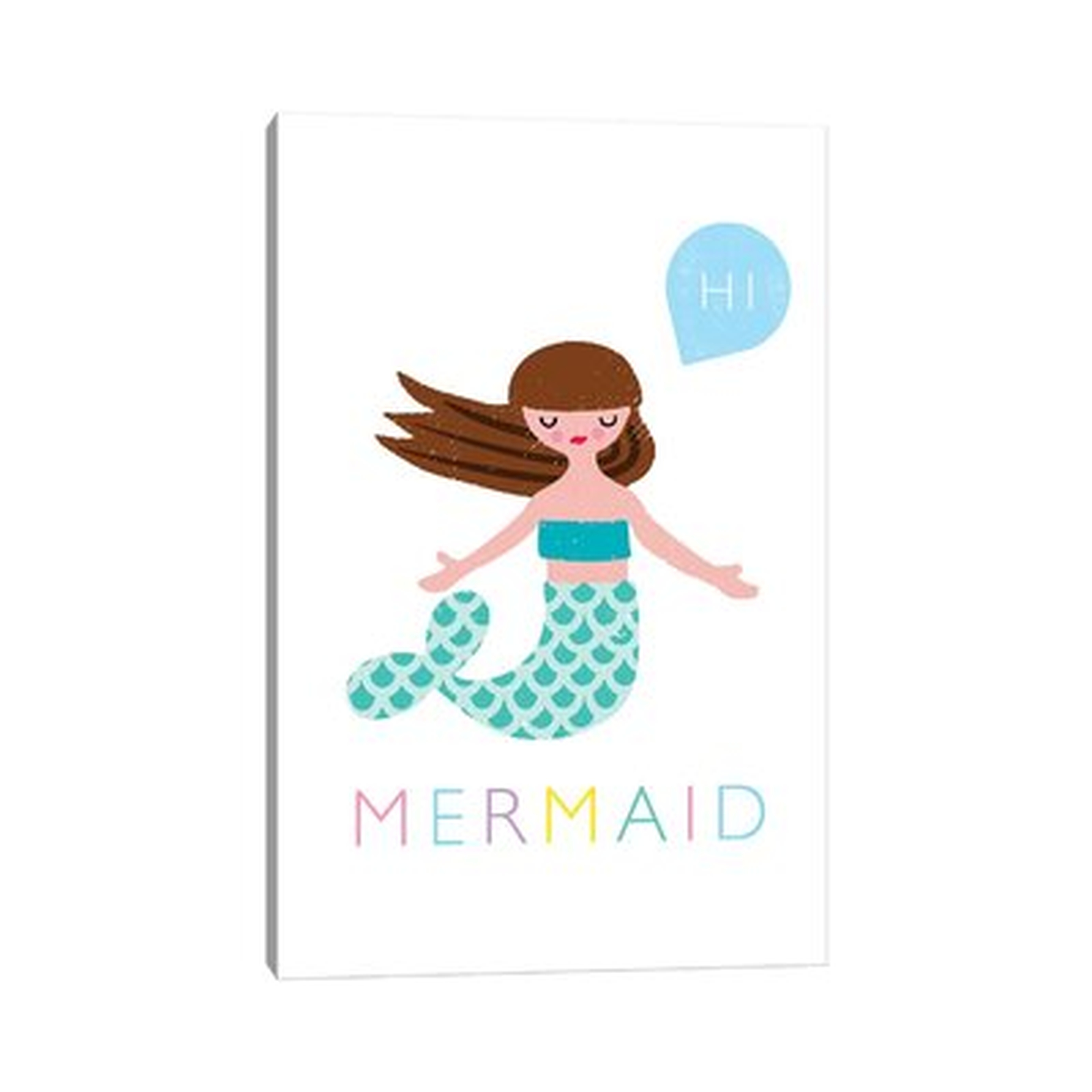 Mermaid - Graphic Art Print - Wayfair