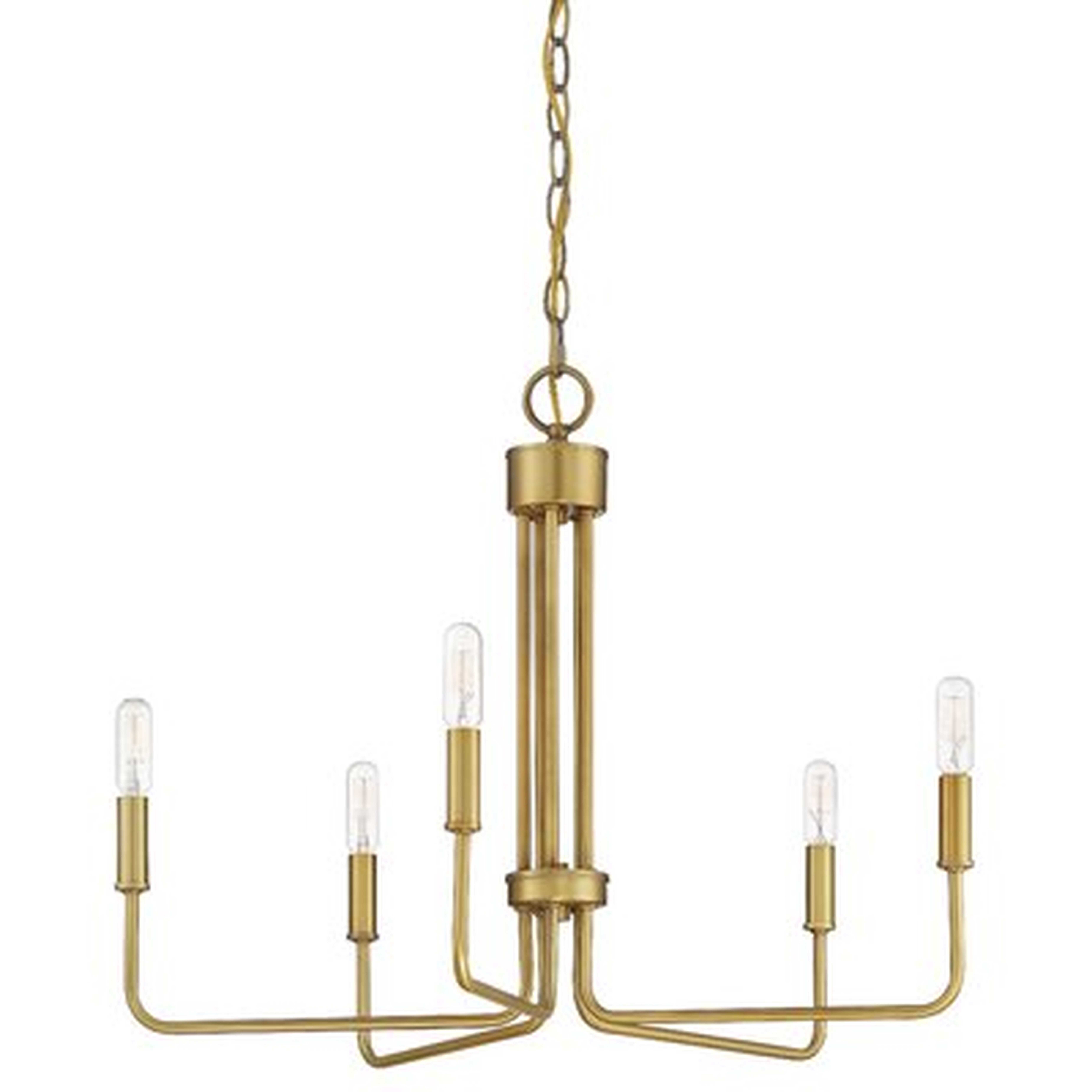 Dalessio 5 - Light Candle Style Classic / Traditional Chandelier - Wayfair