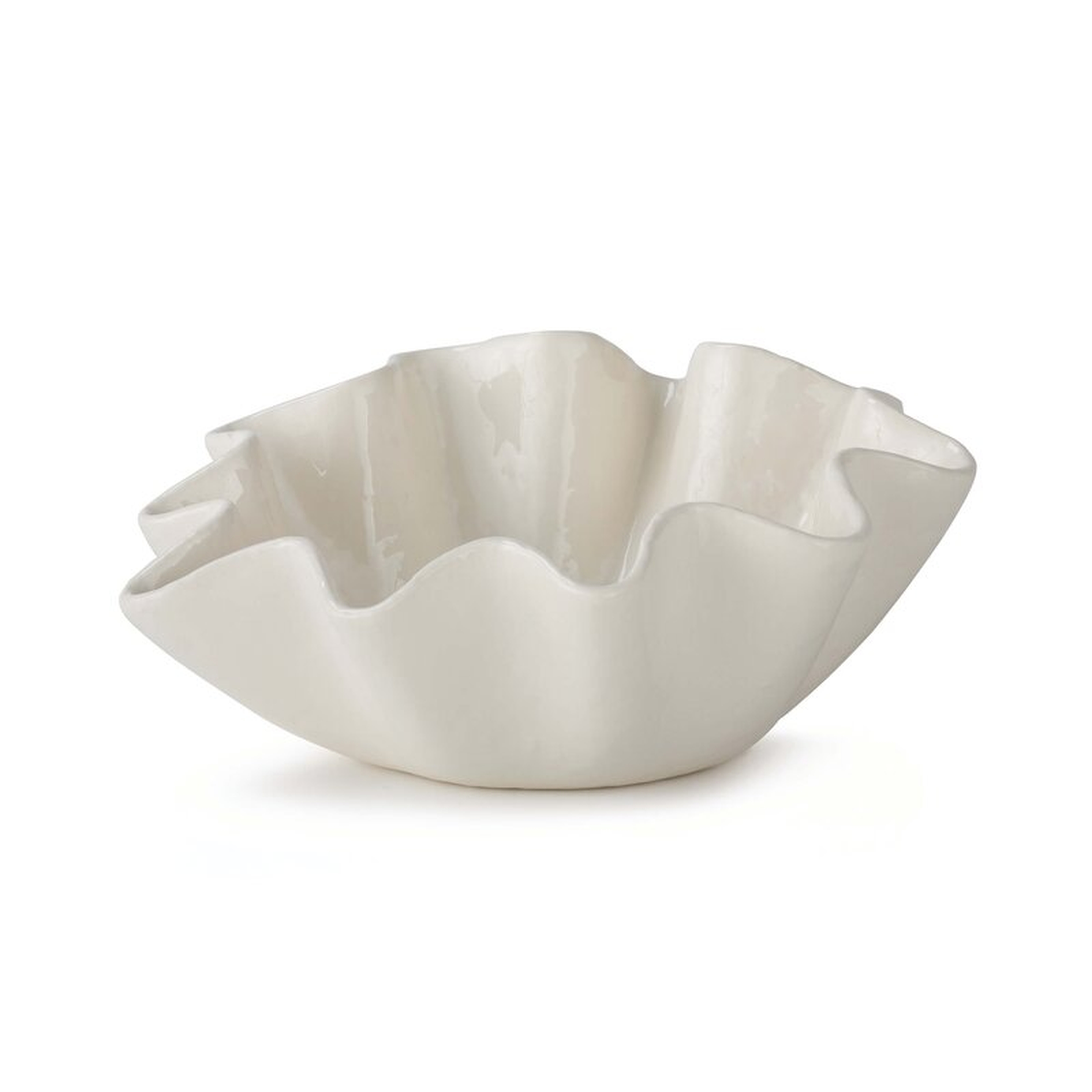 Regina Andrew Ruffle Ceramic Bowl - Perigold