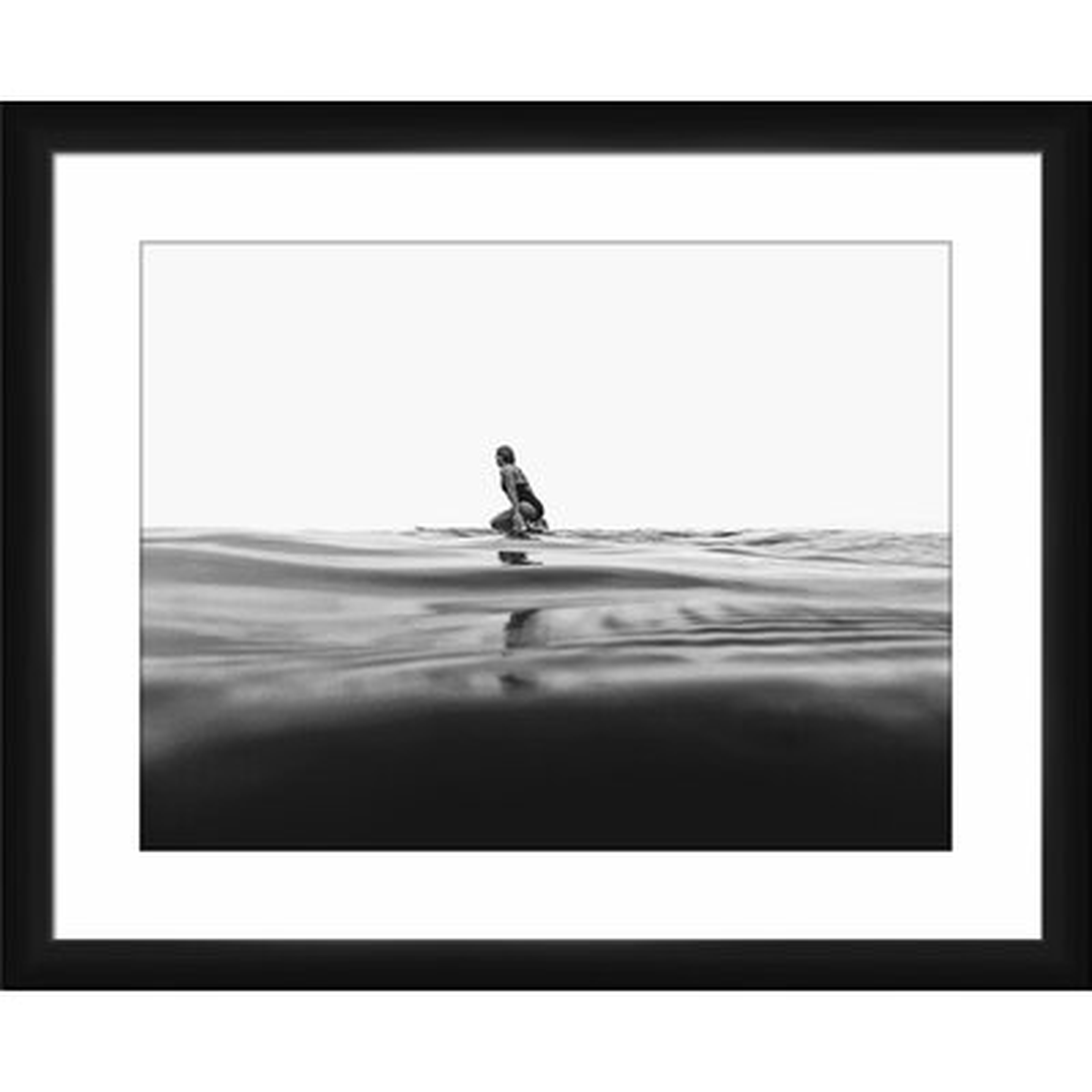 Surfing by PTM Images - Picture Frame Print on Glass - AllModern