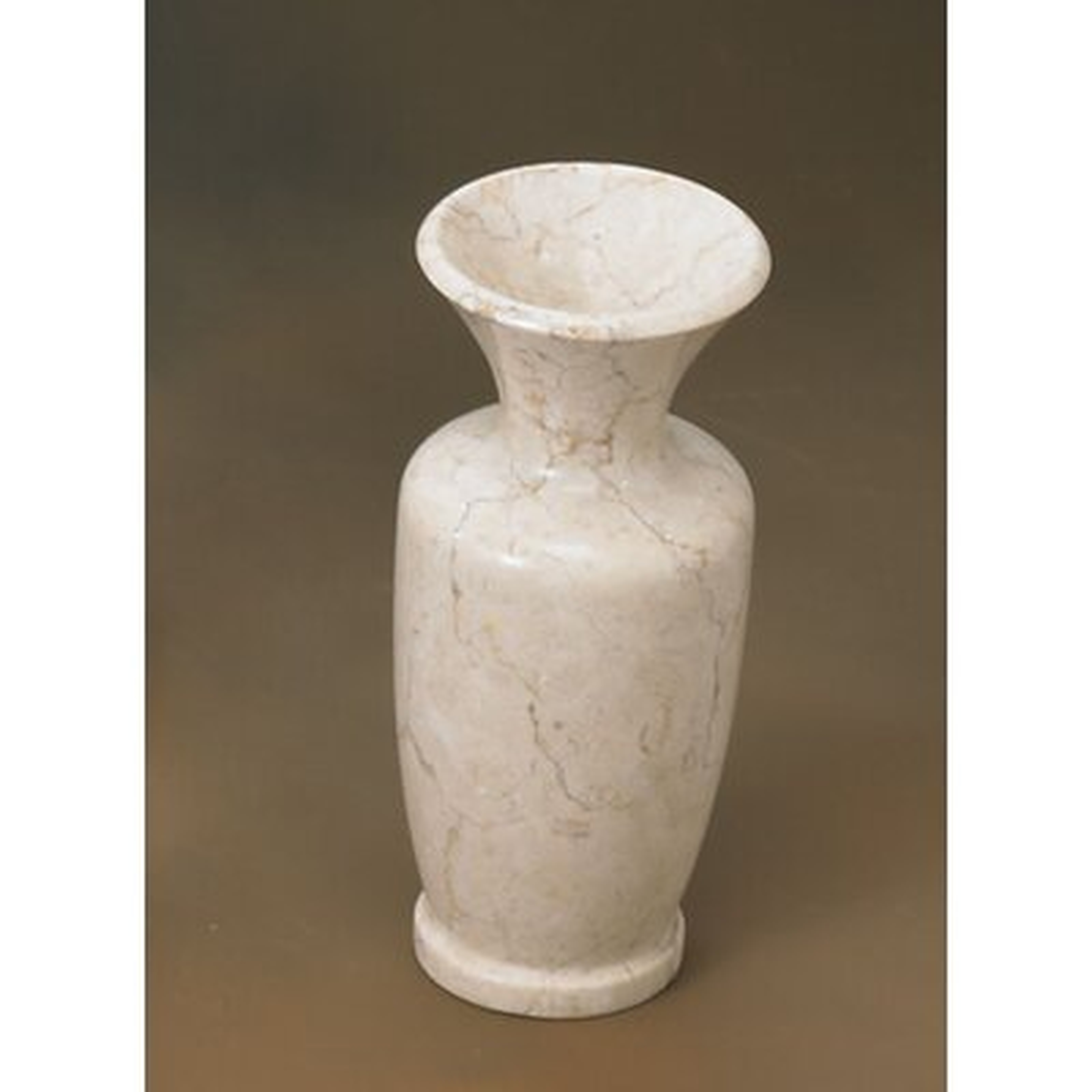 Champagne Marble Flower Vase - Wayfair