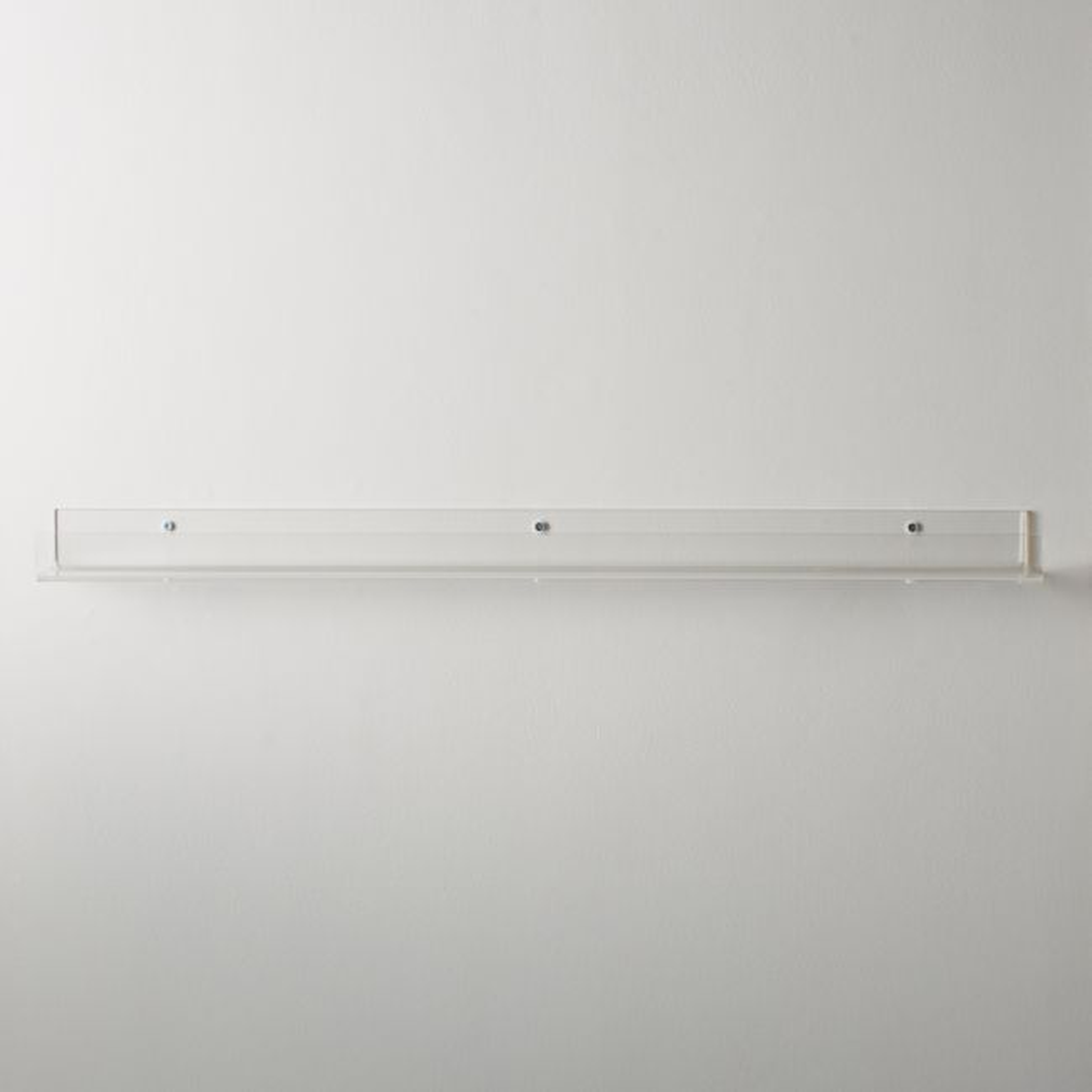 Clear Acrylic Wall Shelf 36" - CB2