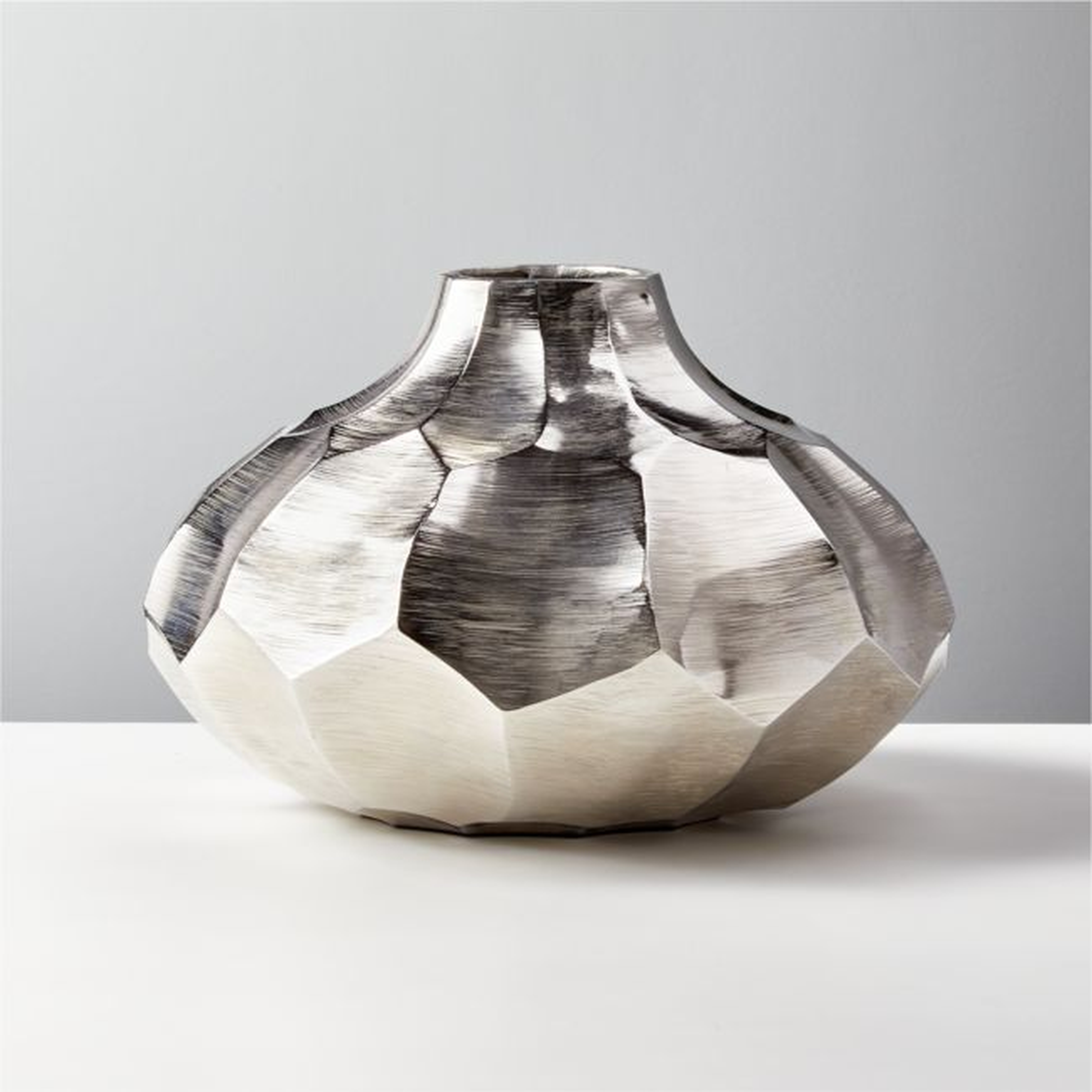 Massimo Cast Aluminum Vase - CB2