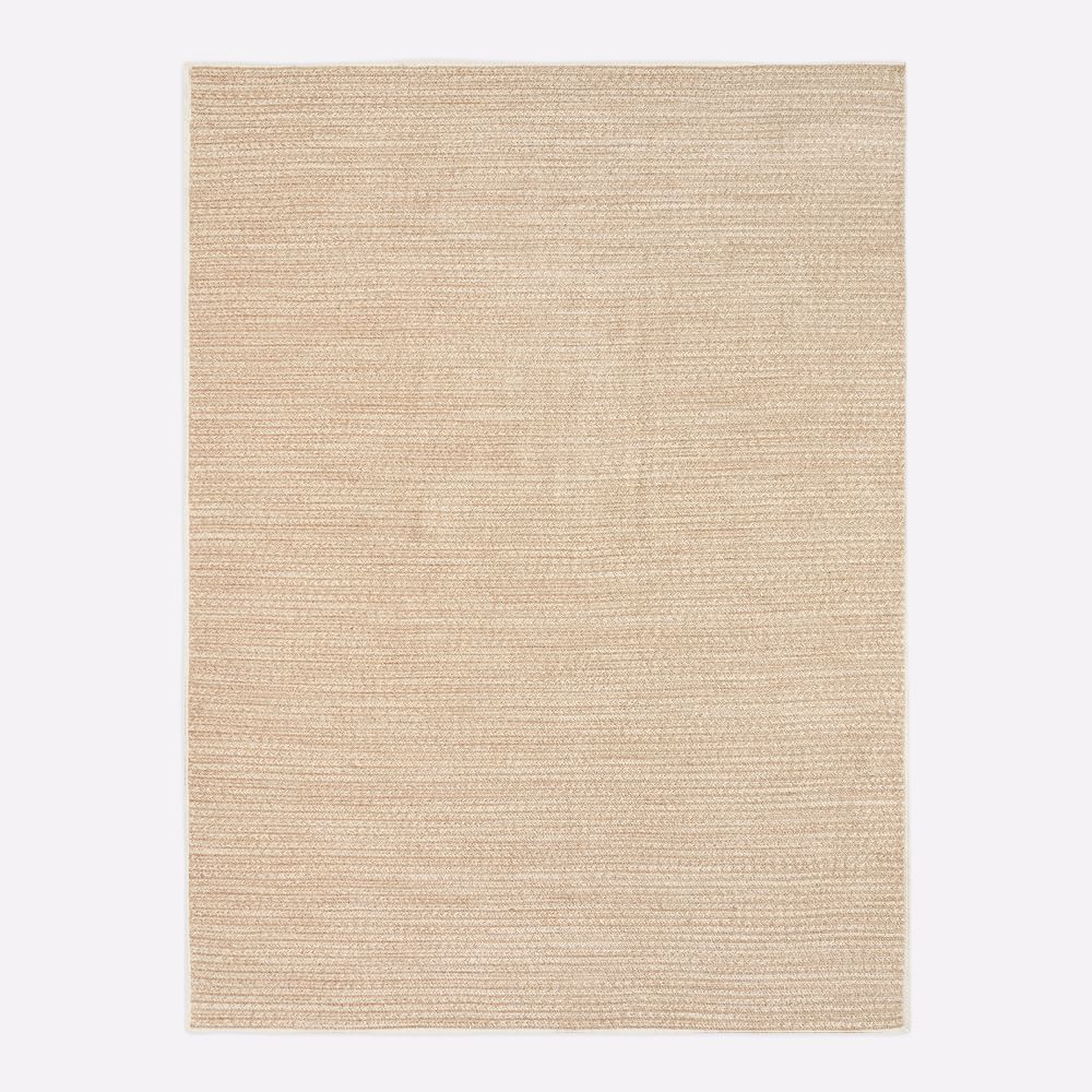 Woven Cable All Weather Rug, 8x10, Natural - West Elm