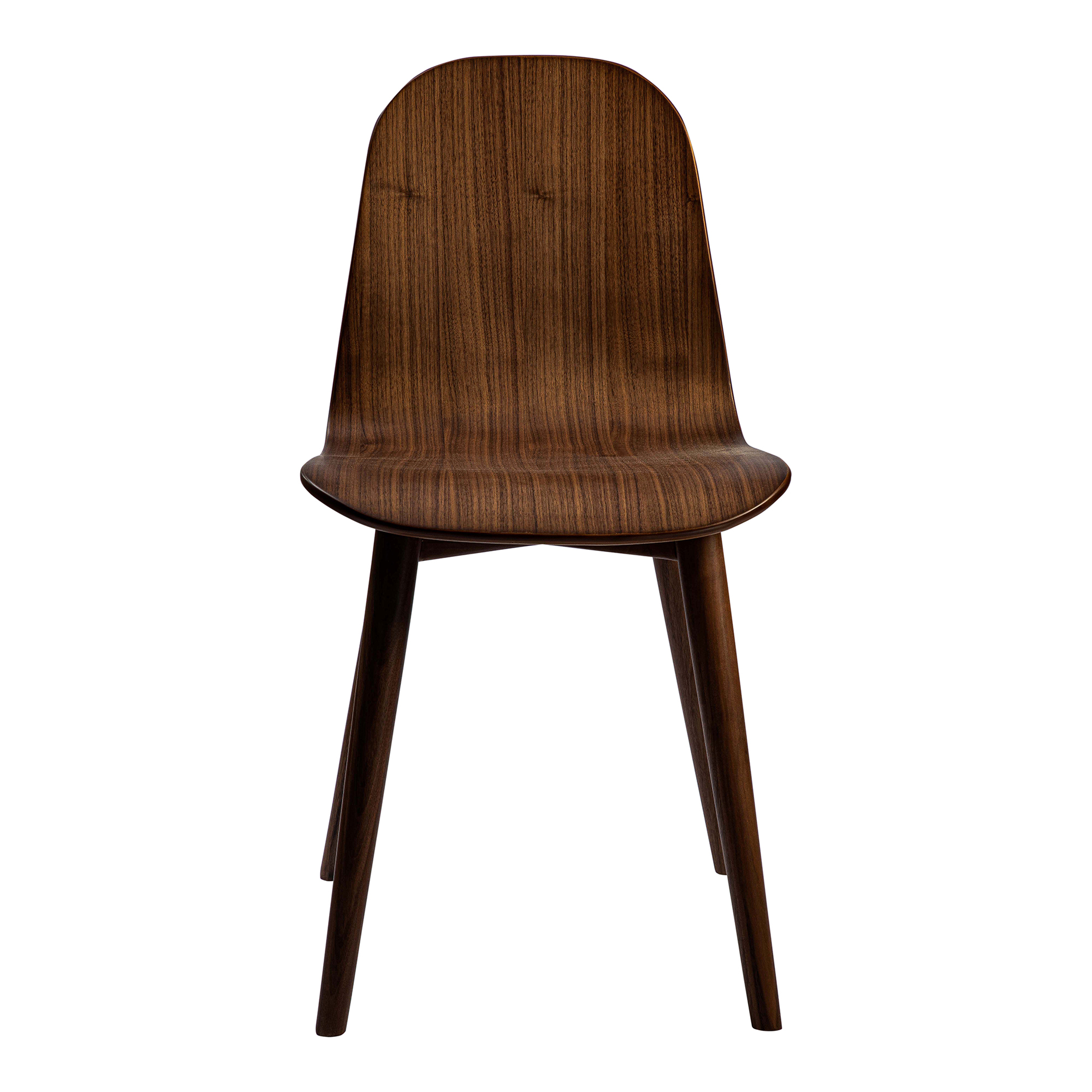 Lissi Dining Chair Walnut - Moes Home Collection