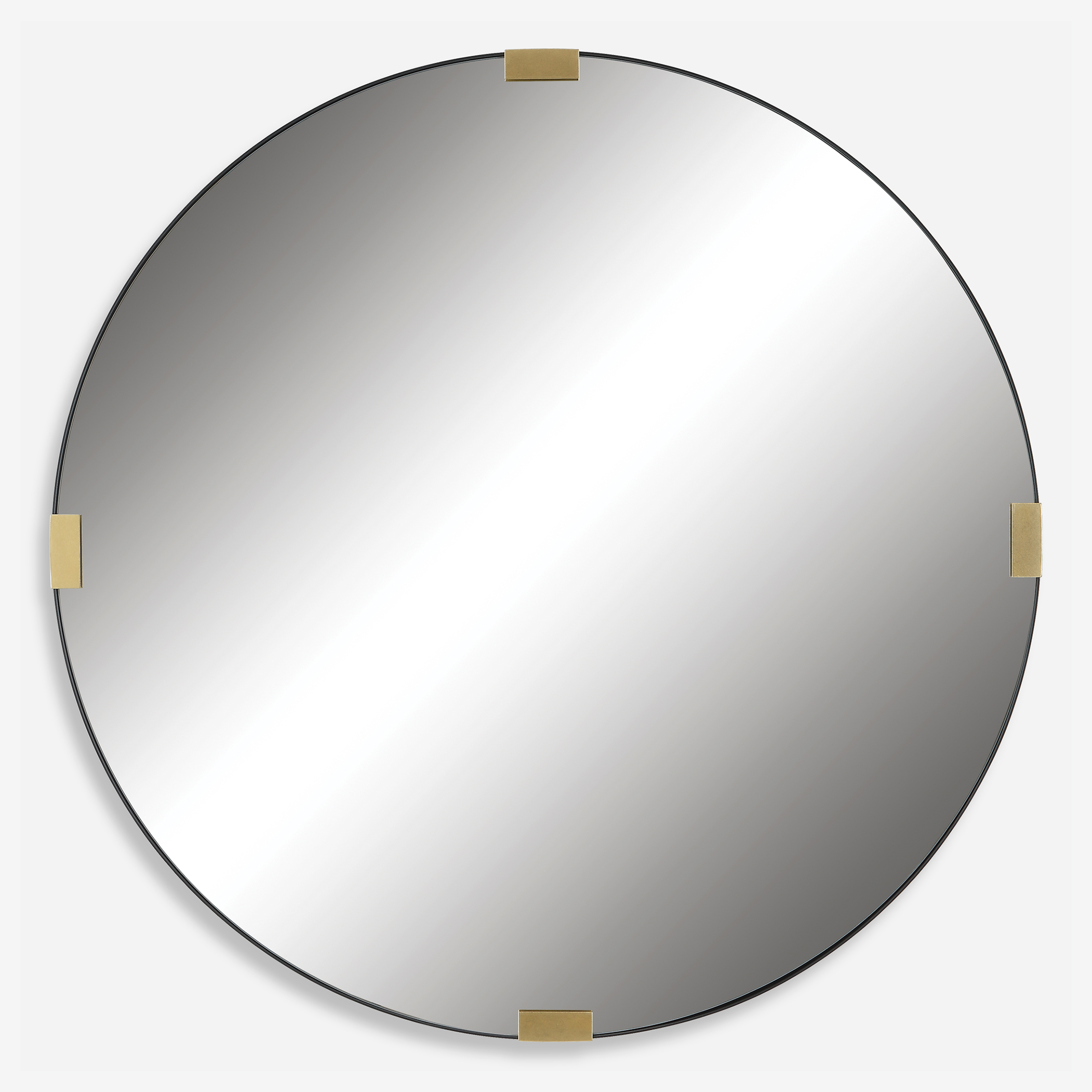 Clip Modern Round Mirror - Uttermost