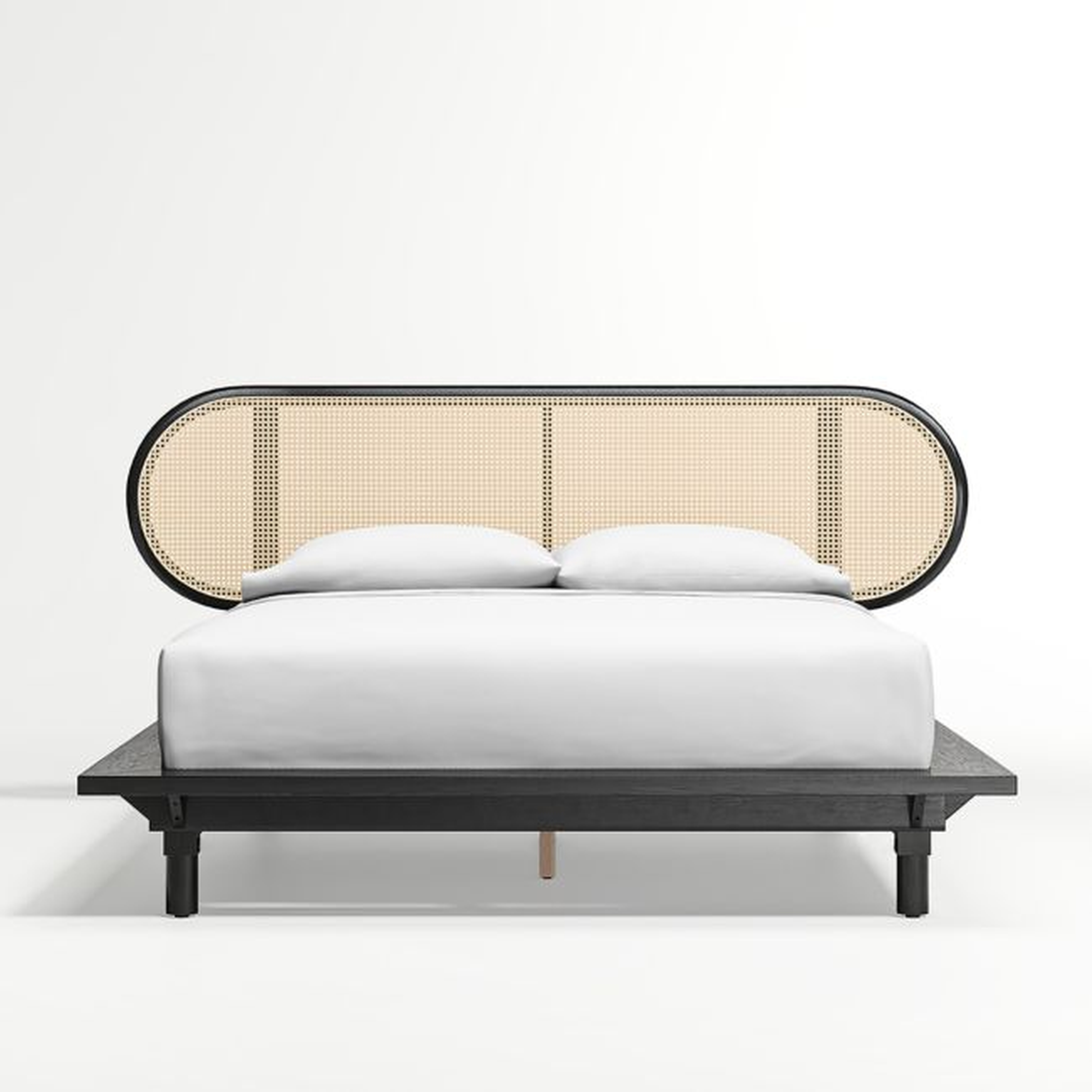 Anaise Cane Bed Frame, Queen - Crate and Barrel