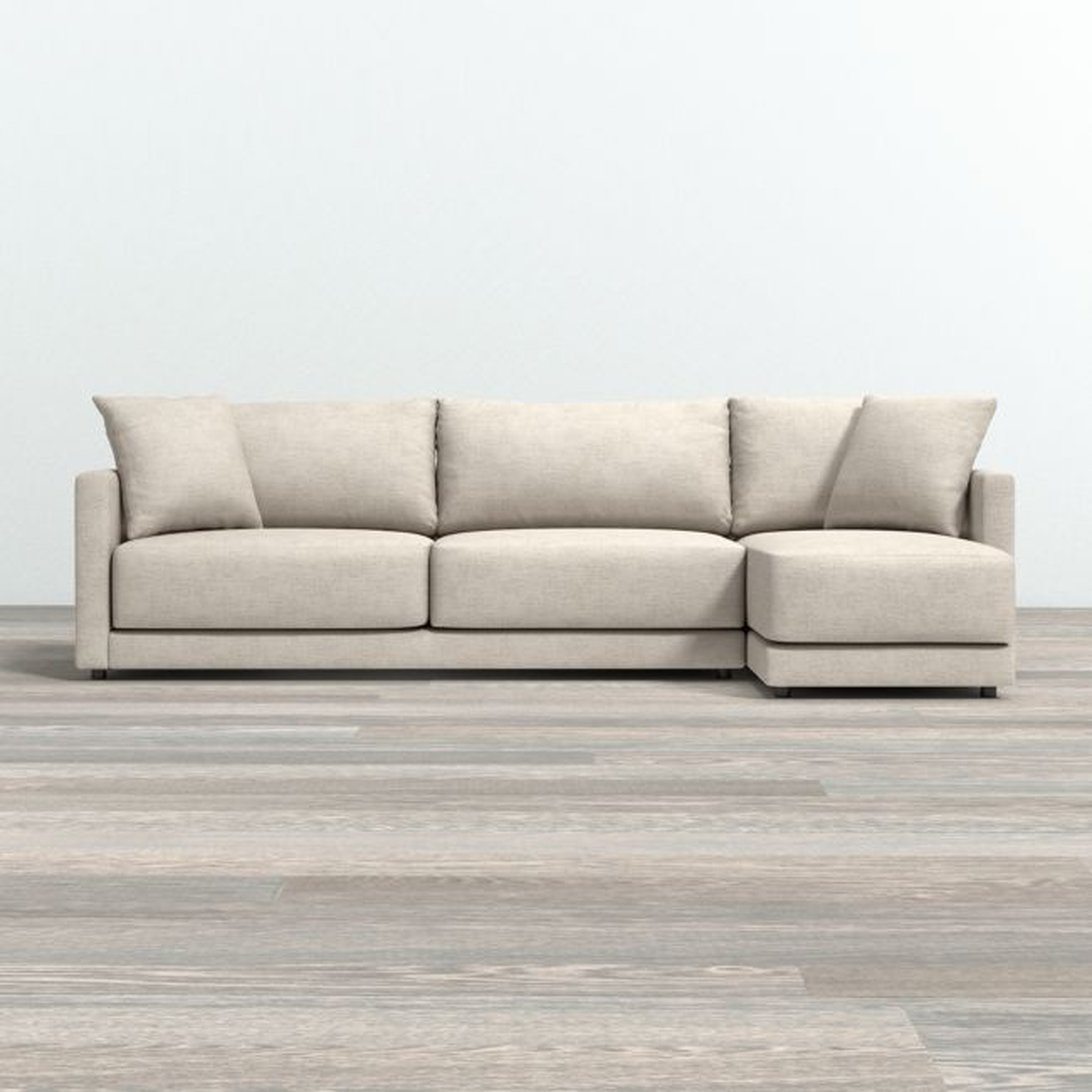 Gather 2-Piece Sectional Sofa - Crate and Barrel