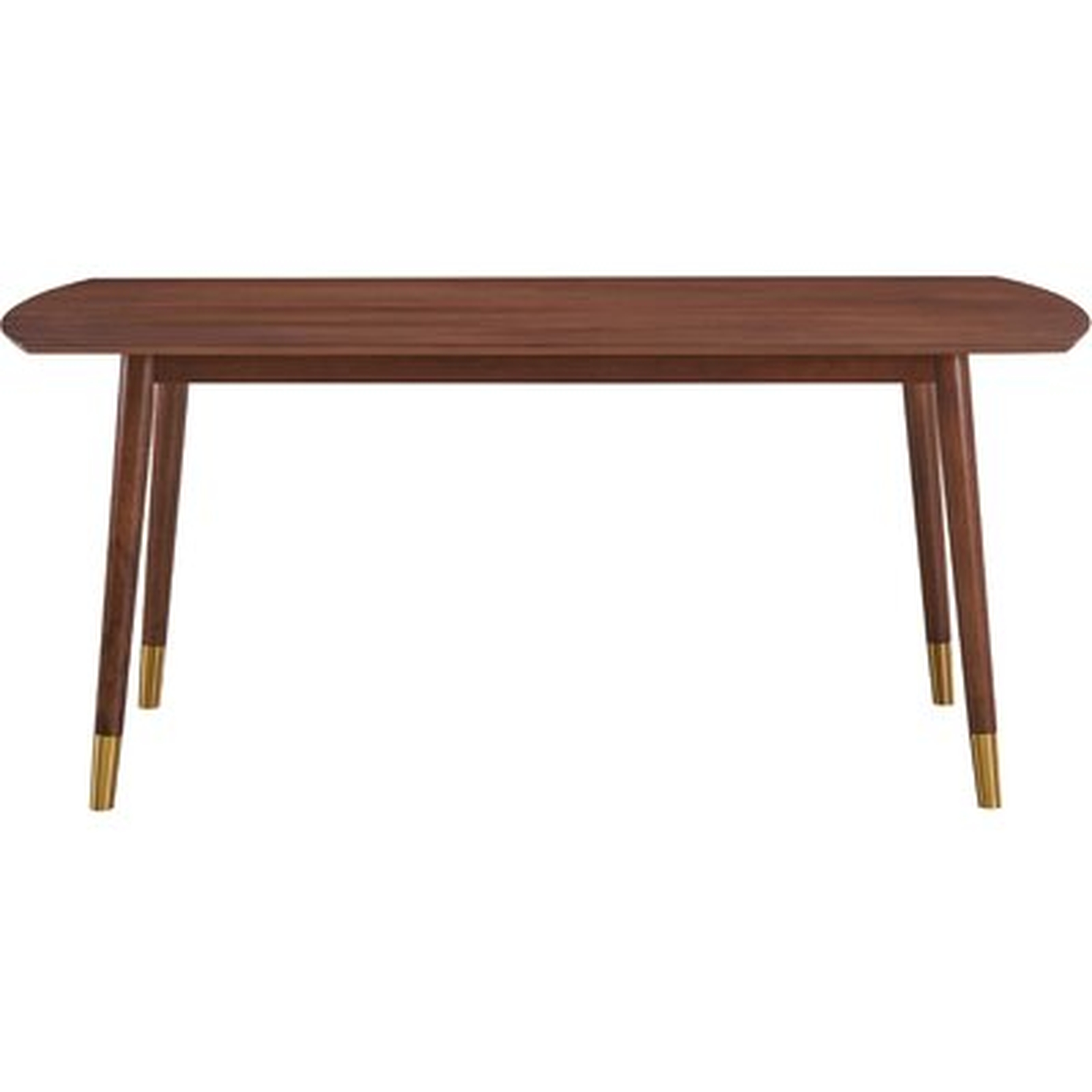 Amata Walnut Solid Wood Dining Table - AllModern