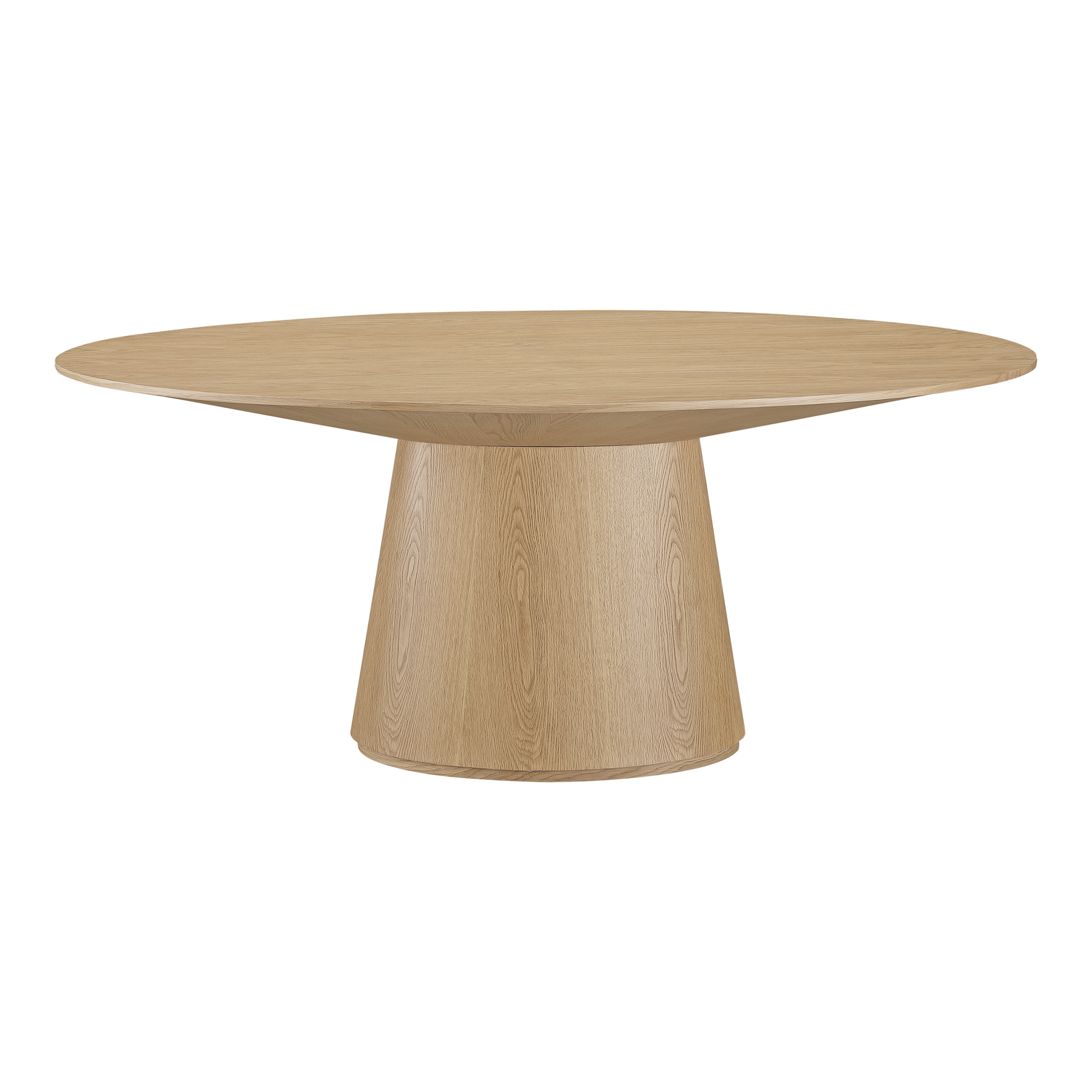 Otago Oval Dining Table Natural Oak - Moes Home Collection