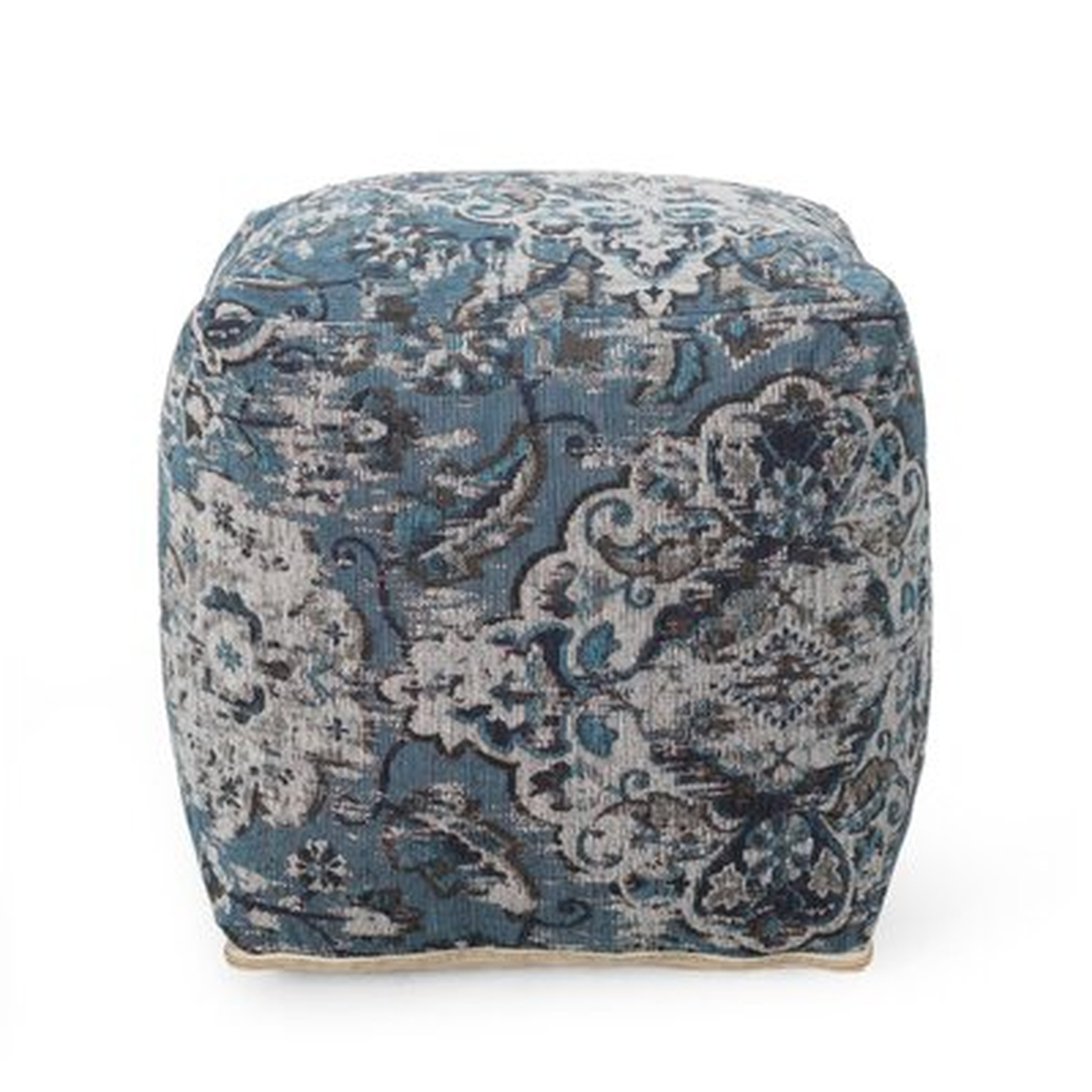 16" Square Ikat Pouf Ottoman - Wayfair